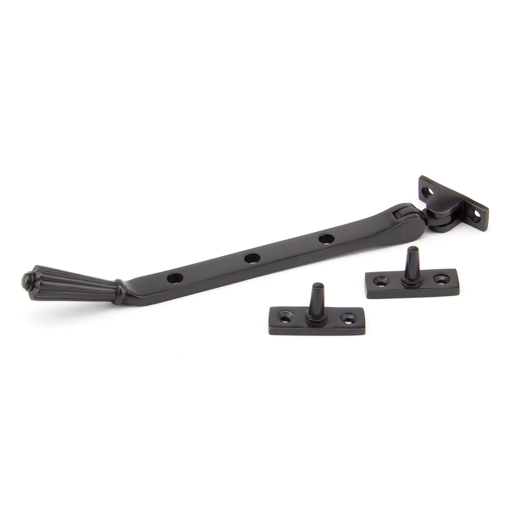 Aged Bronze 8" Hinton Stay | From The Anvil - Stays - From The Anvil - Yester Home