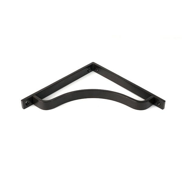 Aged Bronze Abingdon Shelf Bracket (200mm x 200mm) | From The Anvil-Shelf Brackets-Yester Home