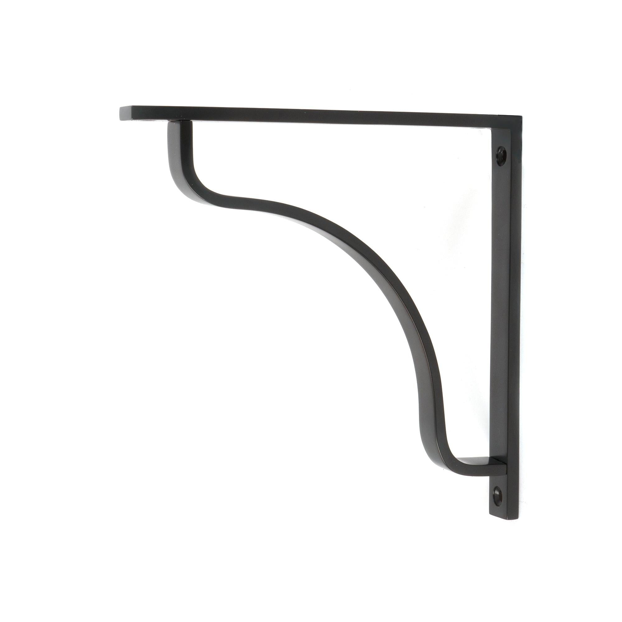 Aged Bronze Abingdon Shelf Bracket (200mm x 200mm) | From The Anvil - Shelf Brackets - From The Anvil - Yester Home