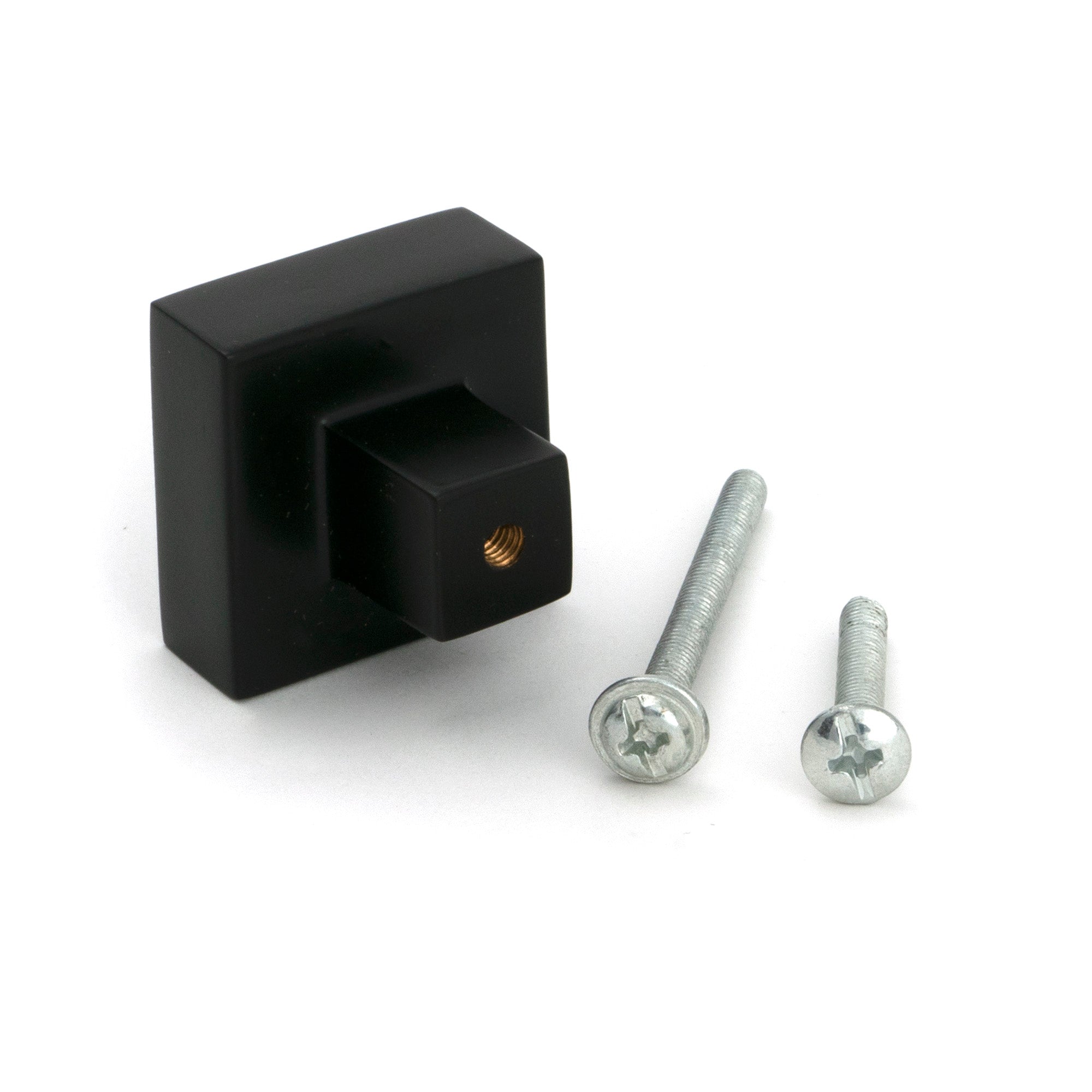 Aged Bronze Albers Cabinet Knob - 30mm - Cabinet Knobs - From The Anvil - Yester Home
