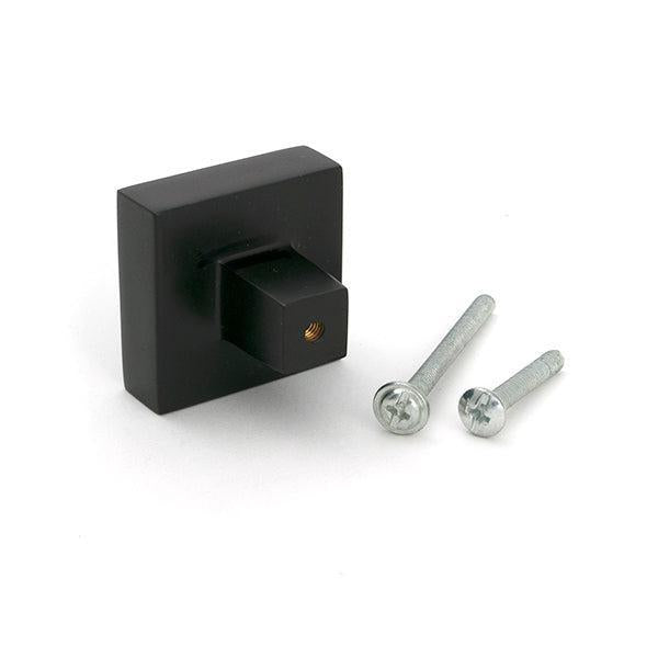Aged Bronze Albers Cabinet Knob - 35mm - Cabinet Knobs - From The Anvil - Yester Home