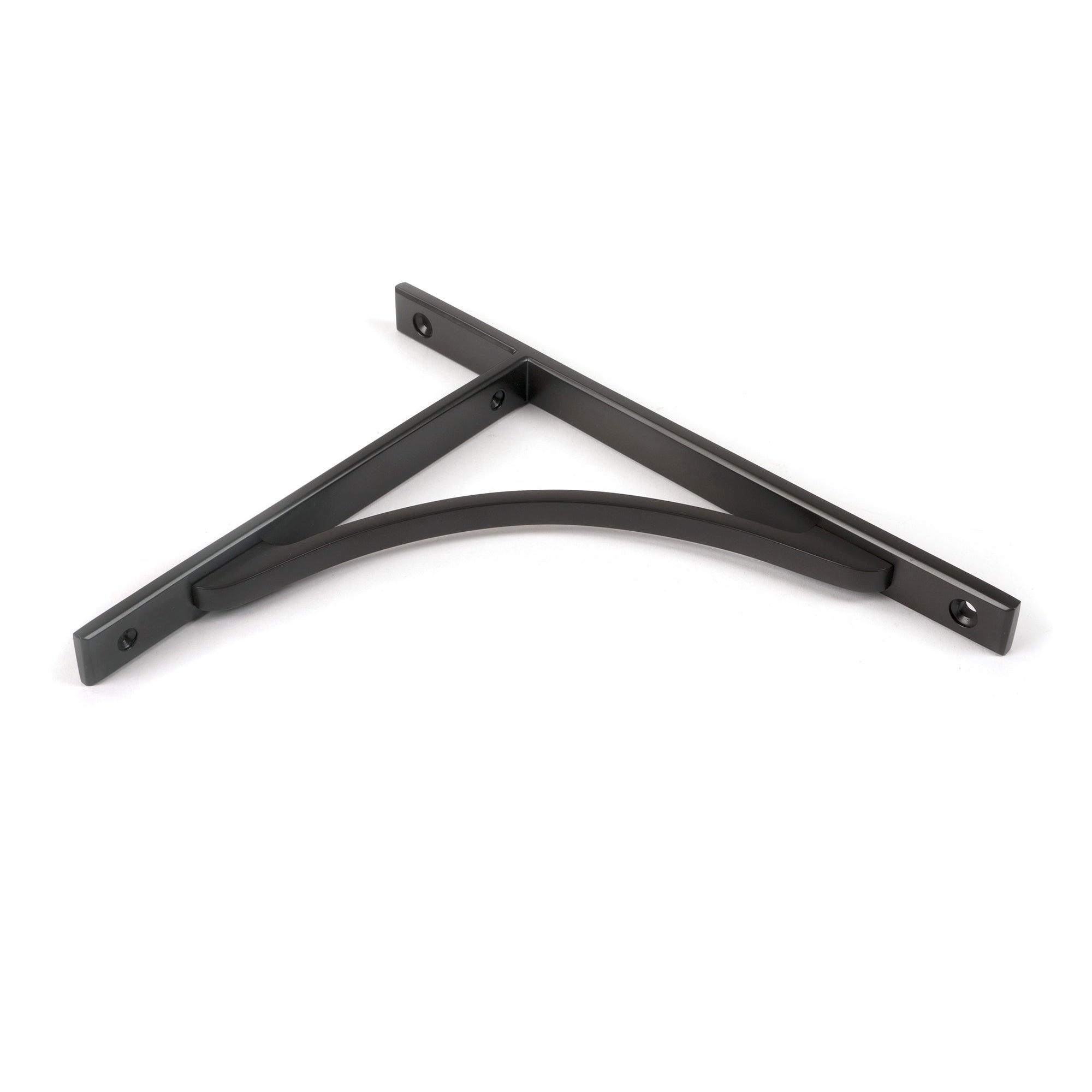 Aged Bronze Apperley Shelf Bracket (260mm x 200mm) | From The Anvil-Shelf Brackets-Yester Home