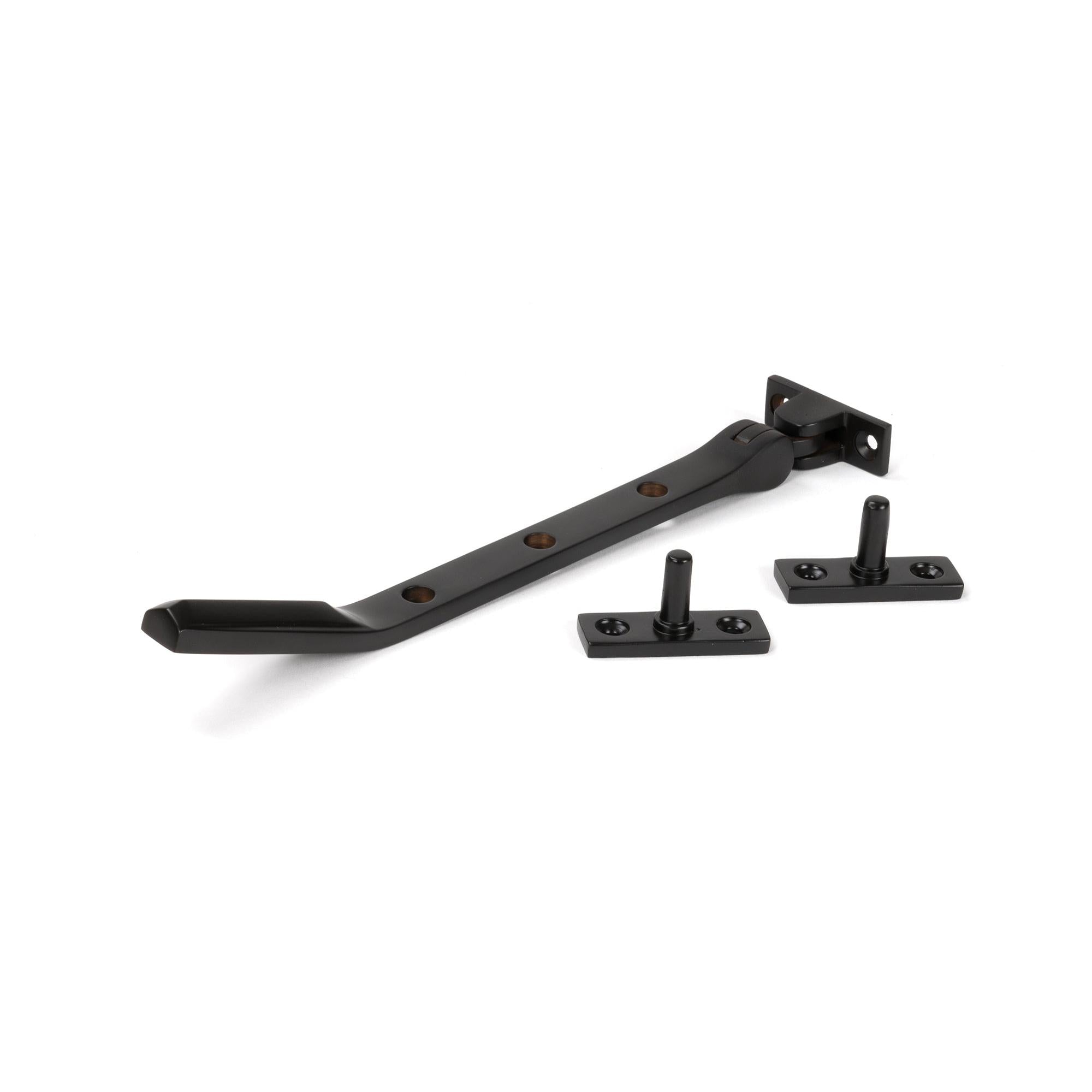 Aged Bronze Art Deco 8" Stay - Stays - From The Anvil - Yester Home