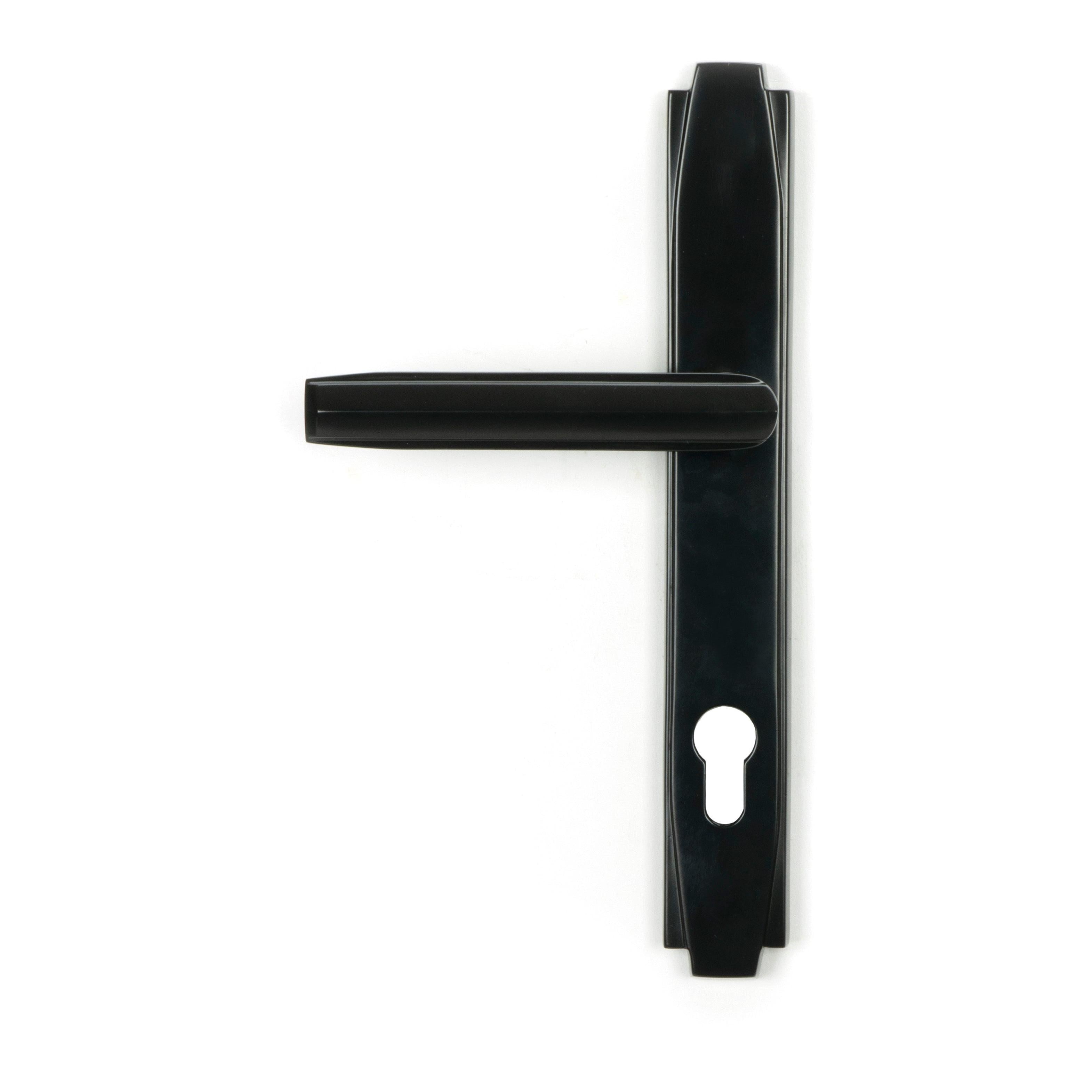 Aged Bronze Art Deco Slimline Lever Espag. Lock Set | From The Anvil - Espagnolette - From The Anvil - Yester Home