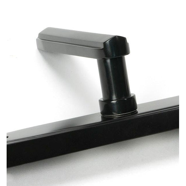 Aged Bronze Art Deco Slimline Lever Espag. Lock Set | From The Anvil-Espagnolette-Yester Home