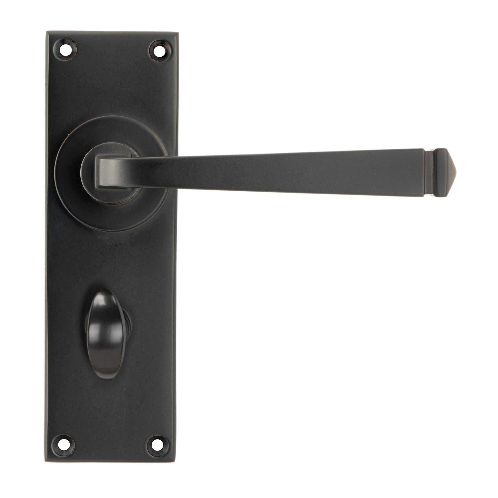 Aged Bronze Avon Lever Bathroom Set | From The Anvil - Lever Bathroom - From The Anvil - Yester Home