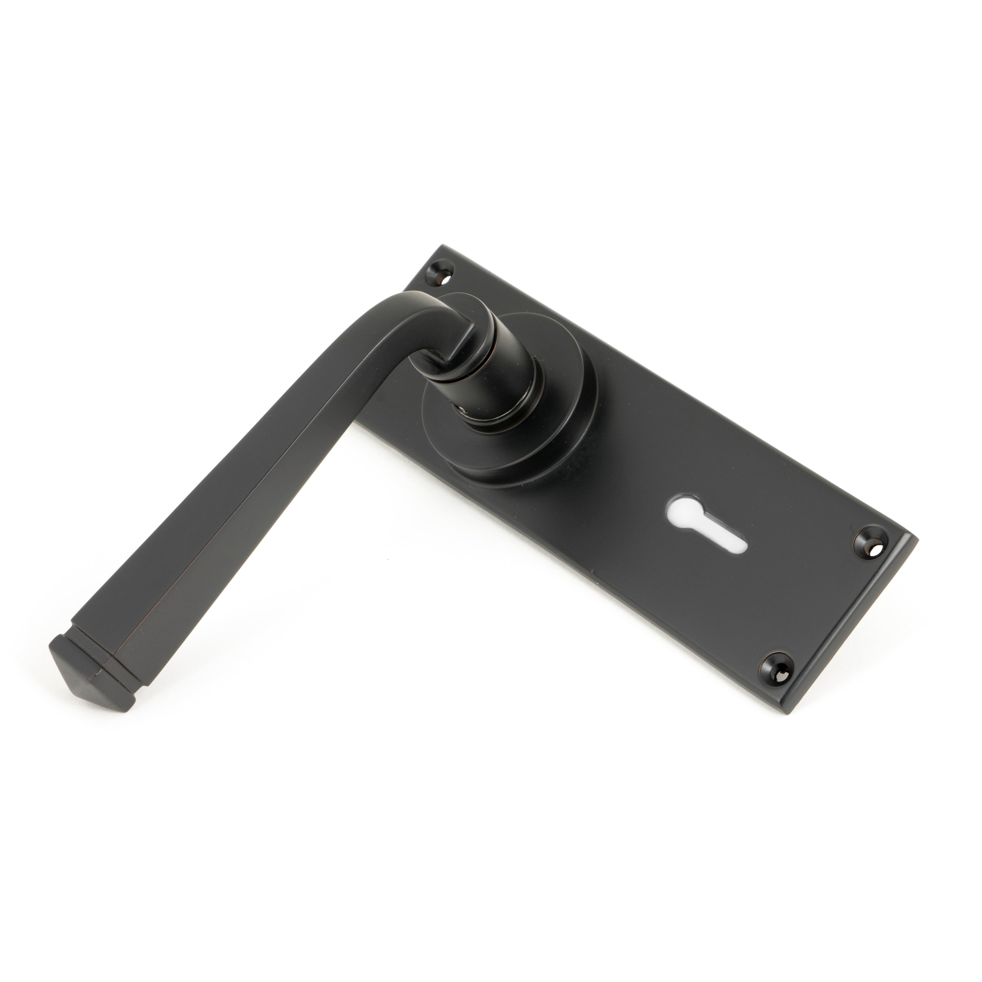 Aged Bronze Avon Lever Lock Set | From The Anvil-Lever Lock-Yester Home