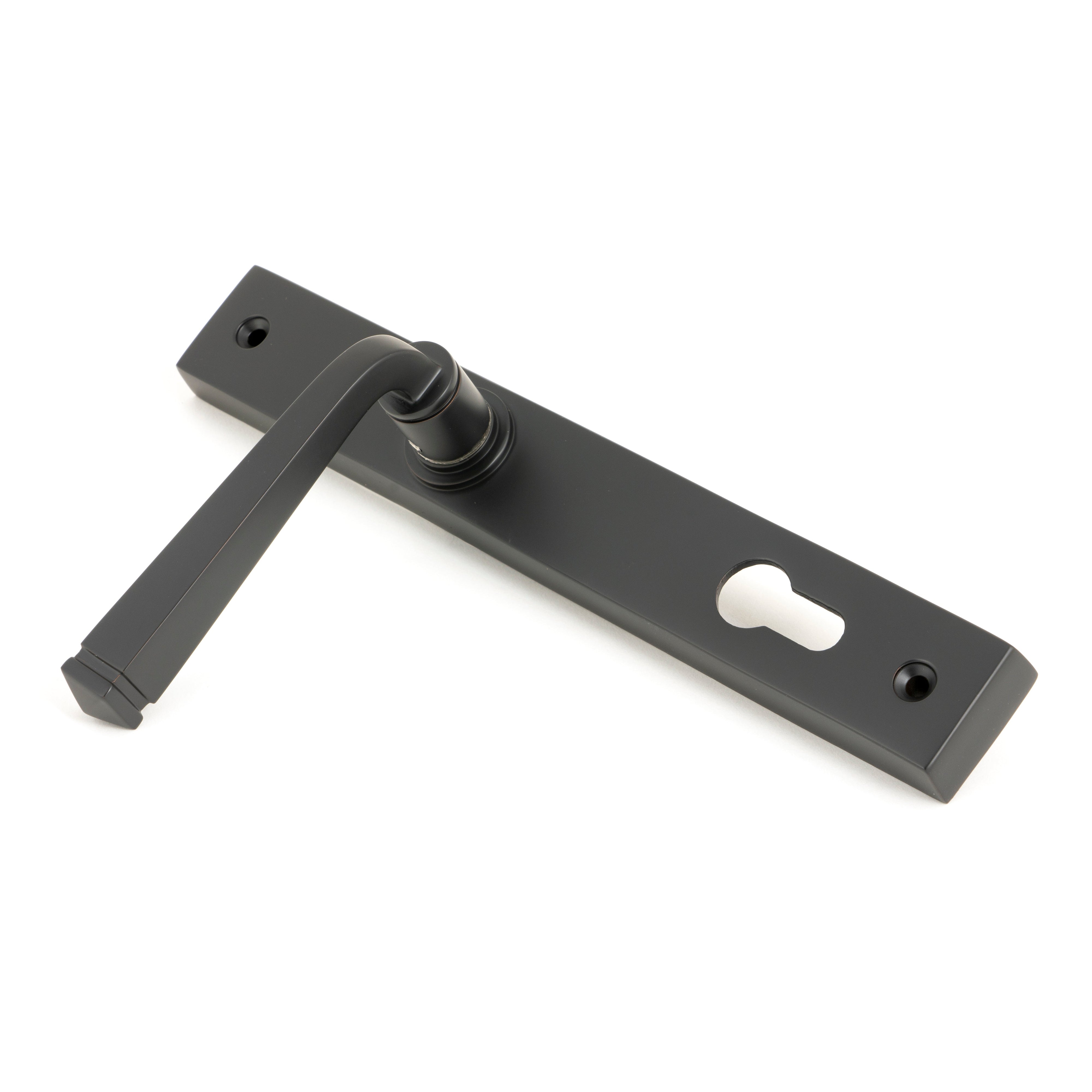 Aged Bronze Avon Slimline Lever Espag. Lock Set | From The Anvil-Espagnolette-Yester Home