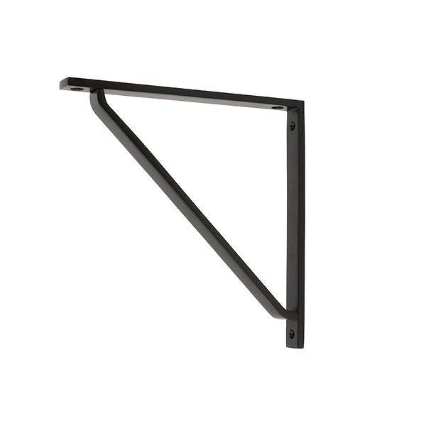 Aged Bronze Barton Shelf Bracket (200mm x 200mm) | From The Anvil-Shelf Brackets-Yester Home