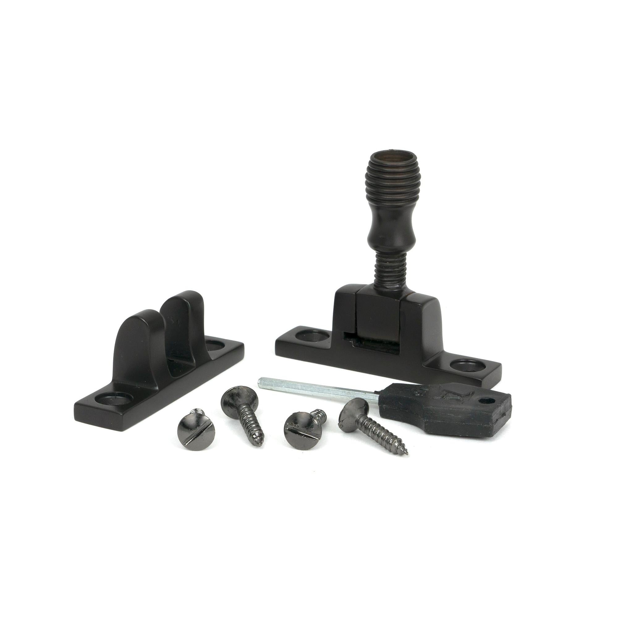 Aged Bronze Beehive Brighton Fastener - Narrow (Square) | From The Anvil - Brighton Fasteners - From The Anvil - Yester Home