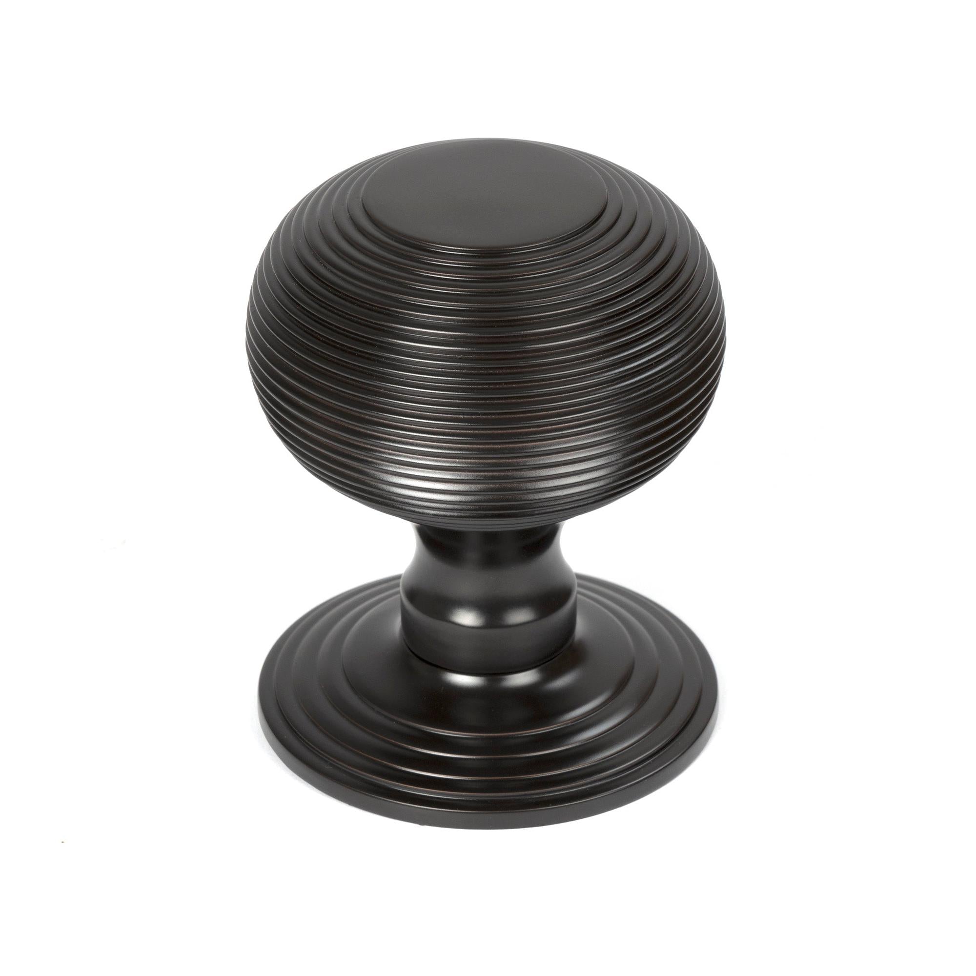 Aged Bronze Beehive Centre Door Knob | From The Anvil - Centre Door Knobs - From The Anvil - Yester Home