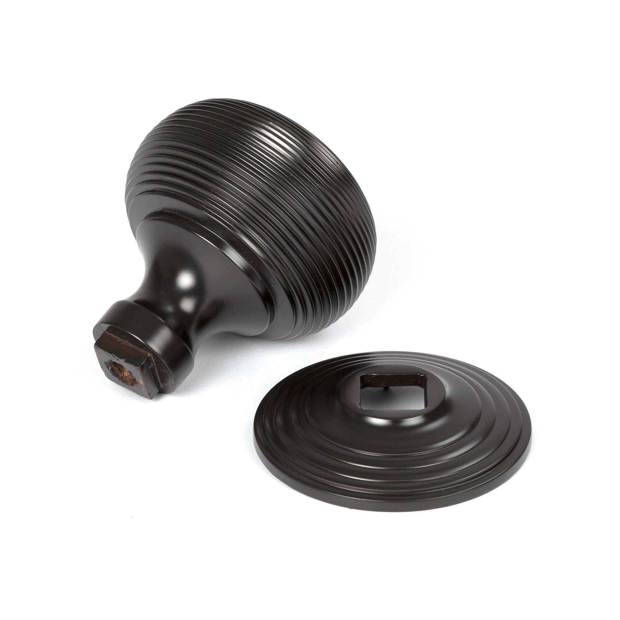 Aged Bronze Beehive Centre Door Knob | From The Anvil-Centre Door Knobs-Yester Home