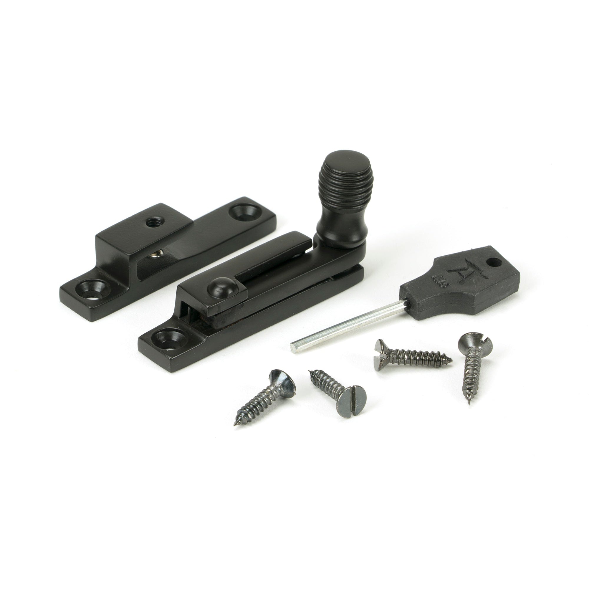 Aged Bronze Beehive Quadrant Fastener - Narrow | From The Anvil-Quadrant Fasteners-Yester Home