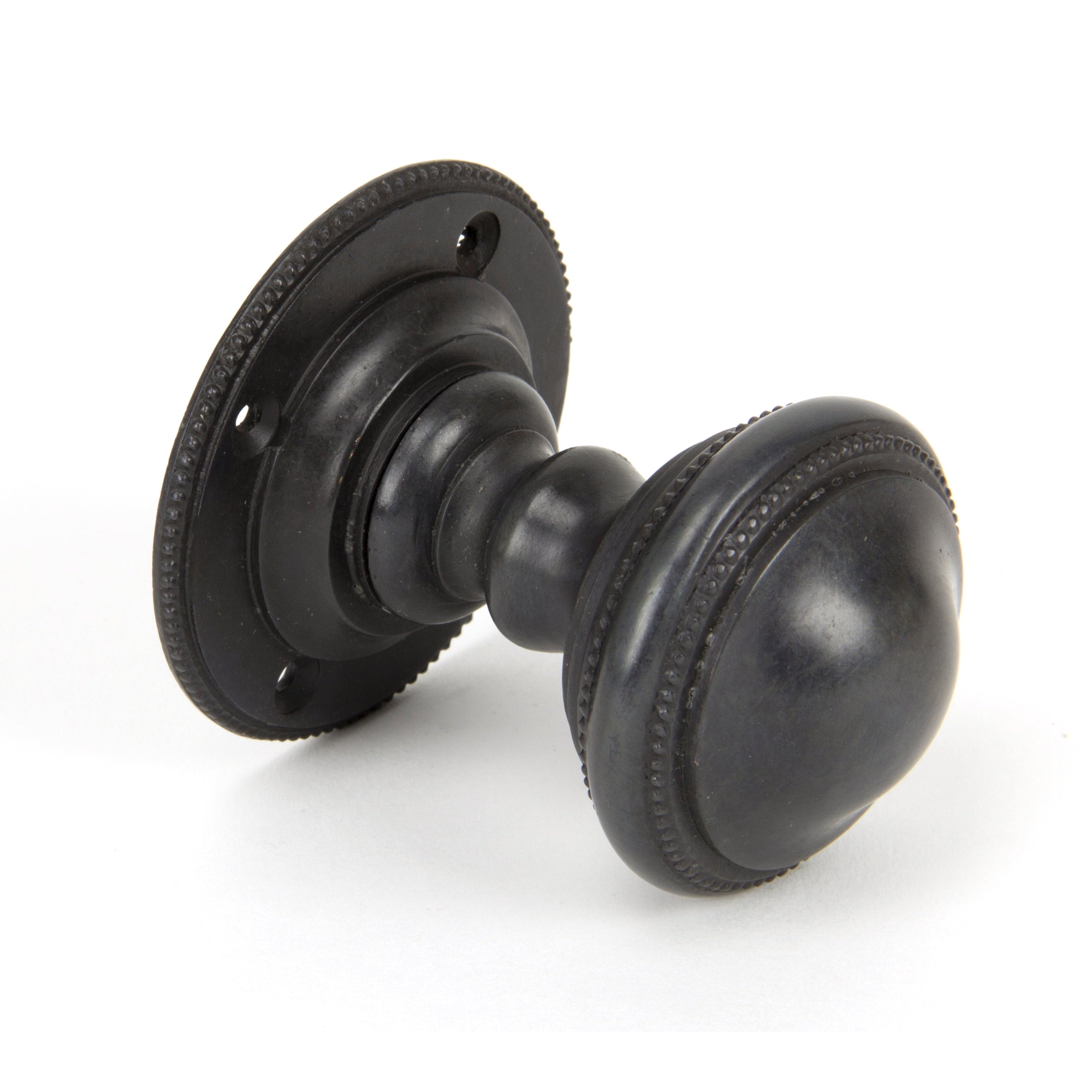 Aged Bronze Brockworth Mortice Knob Set | From The Anvil-Mortice Knobs-Yester Home