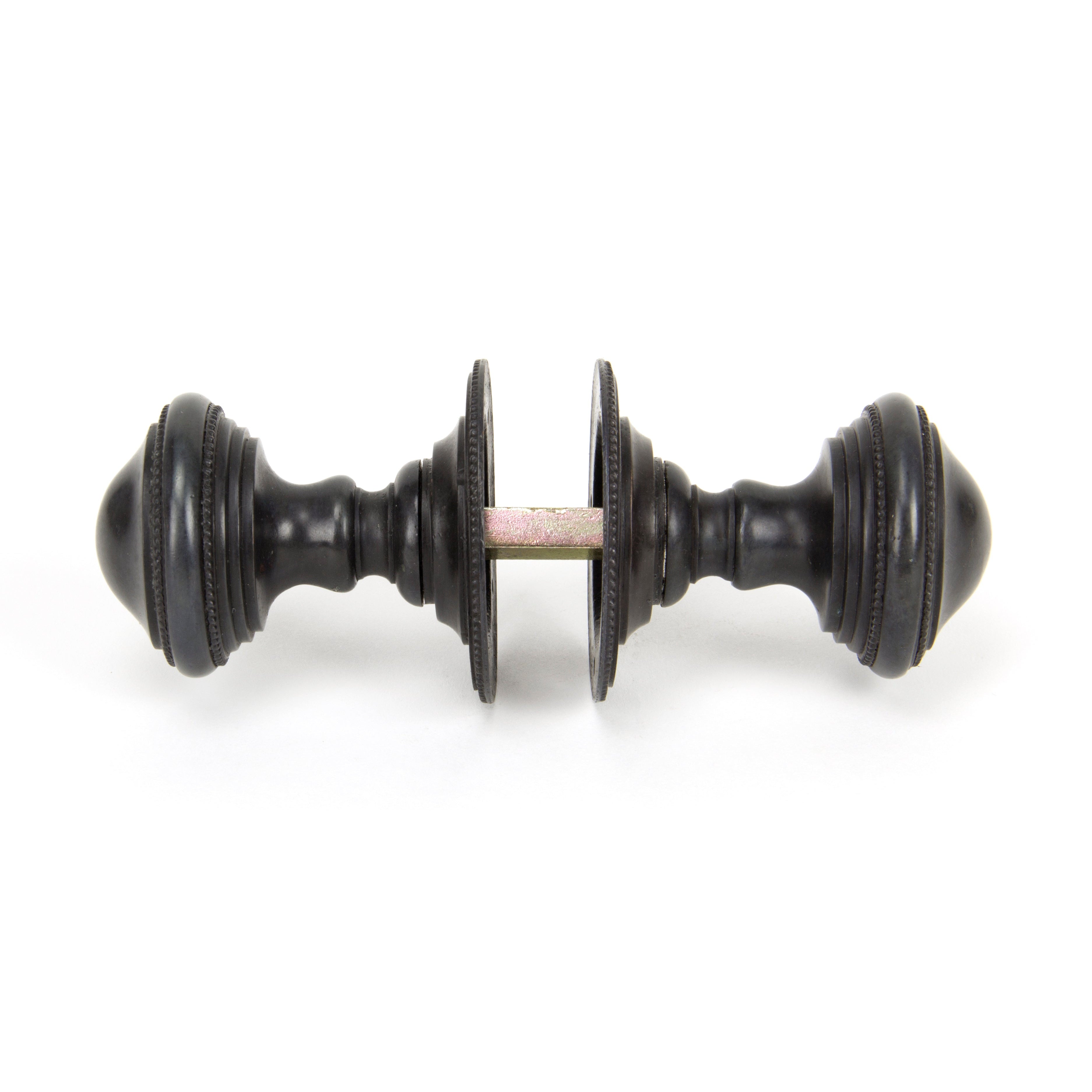 Aged Bronze Brockworth Mortice Knob Set | From The Anvil-Mortice Knobs-Yester Home