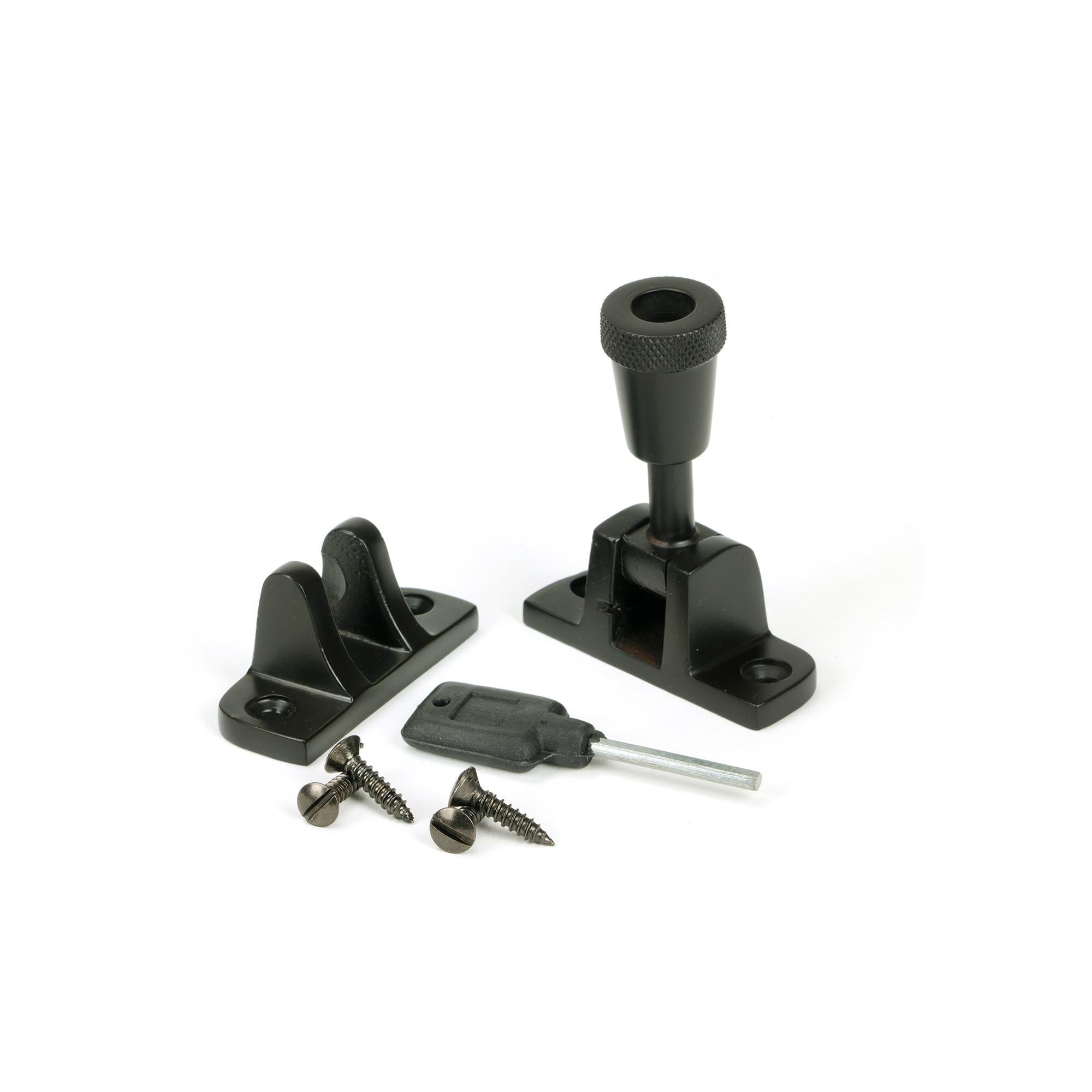 Aged Bronze Brompton Brighton Fastener (Radiused) | From The Anvil - Fasteners - From The Anvil - Yester Home