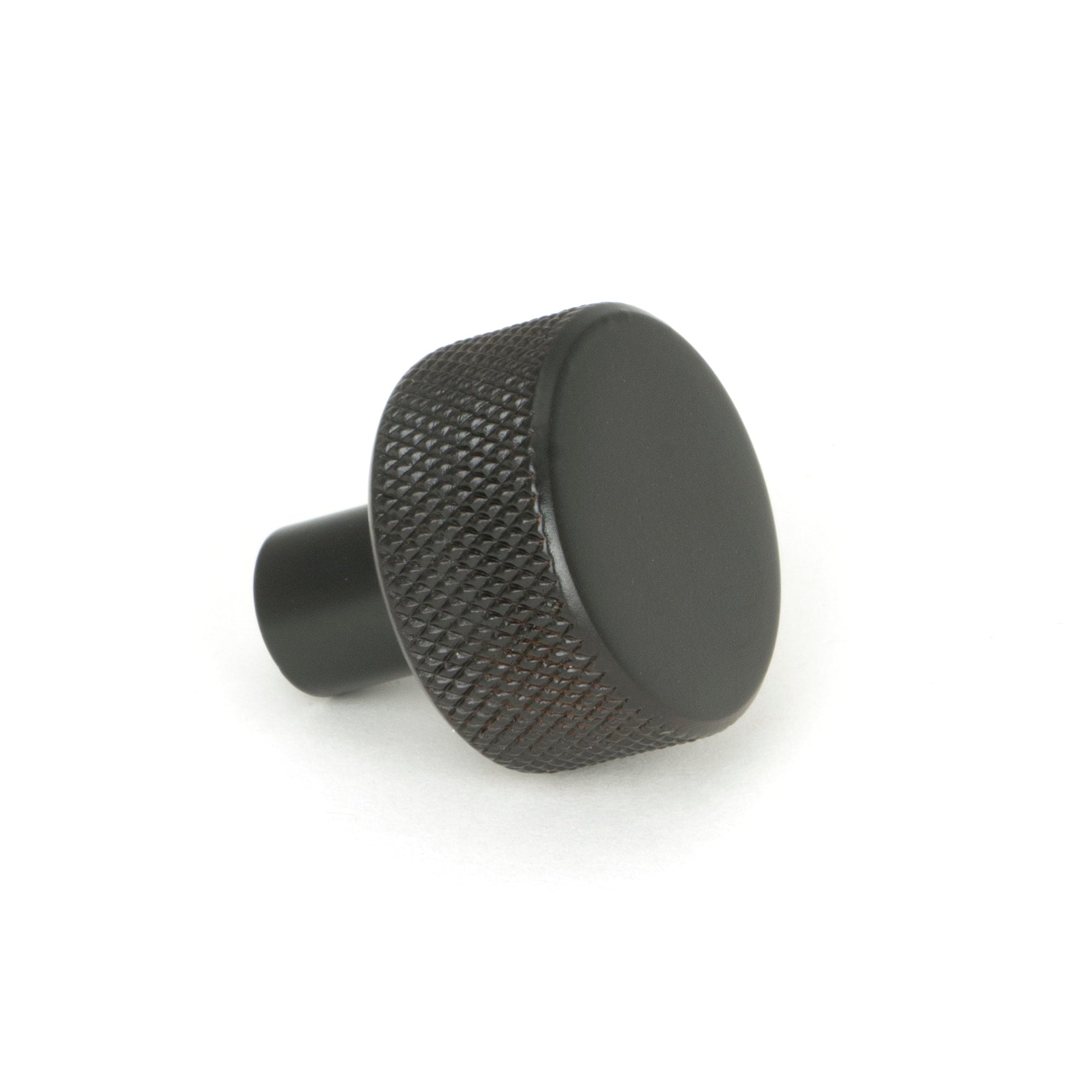Aged Bronze Brompton Cabinet Knob - 25mm (No rose) | From The Anvil-Cabinet Knobs-Yester Home