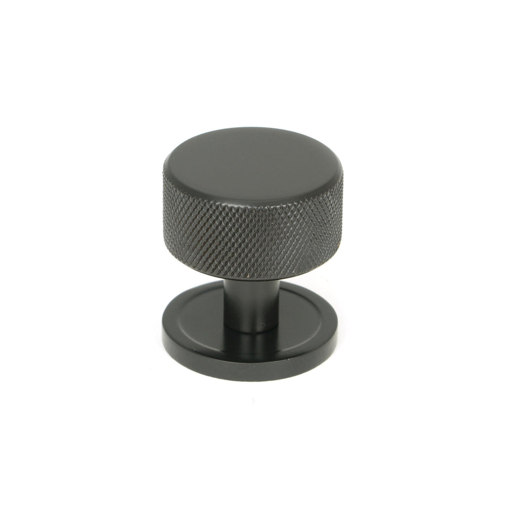 Aged Bronze Brompton Cabinet Knob - 32mm (Plain) | From The Anvil-Cabinet Knobs-Yester Home