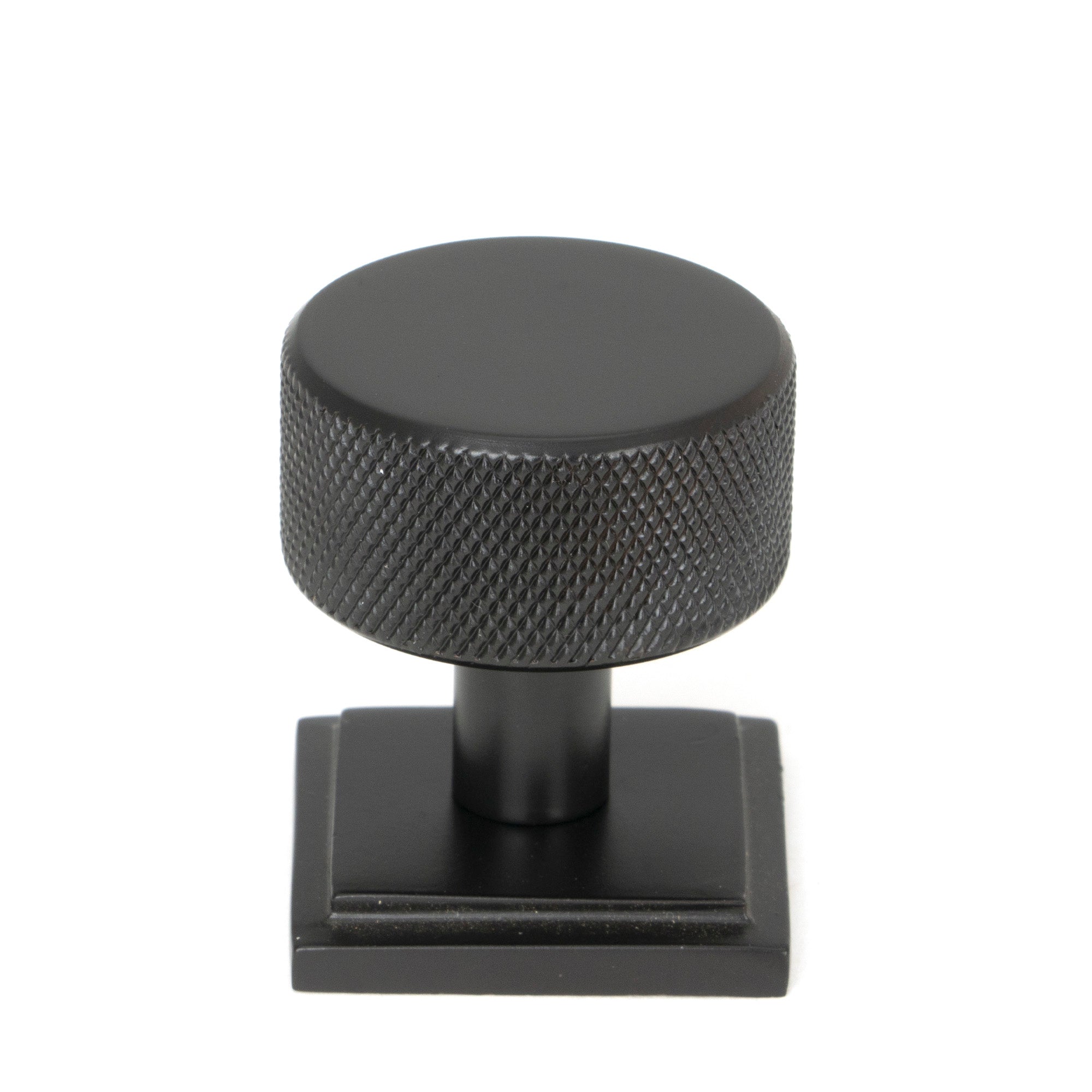 Aged Bronze Brompton Cabinet Knob - 32mm (Square) | From The Anvil - Cabinet Knobs - From The Anvil - Yester Home