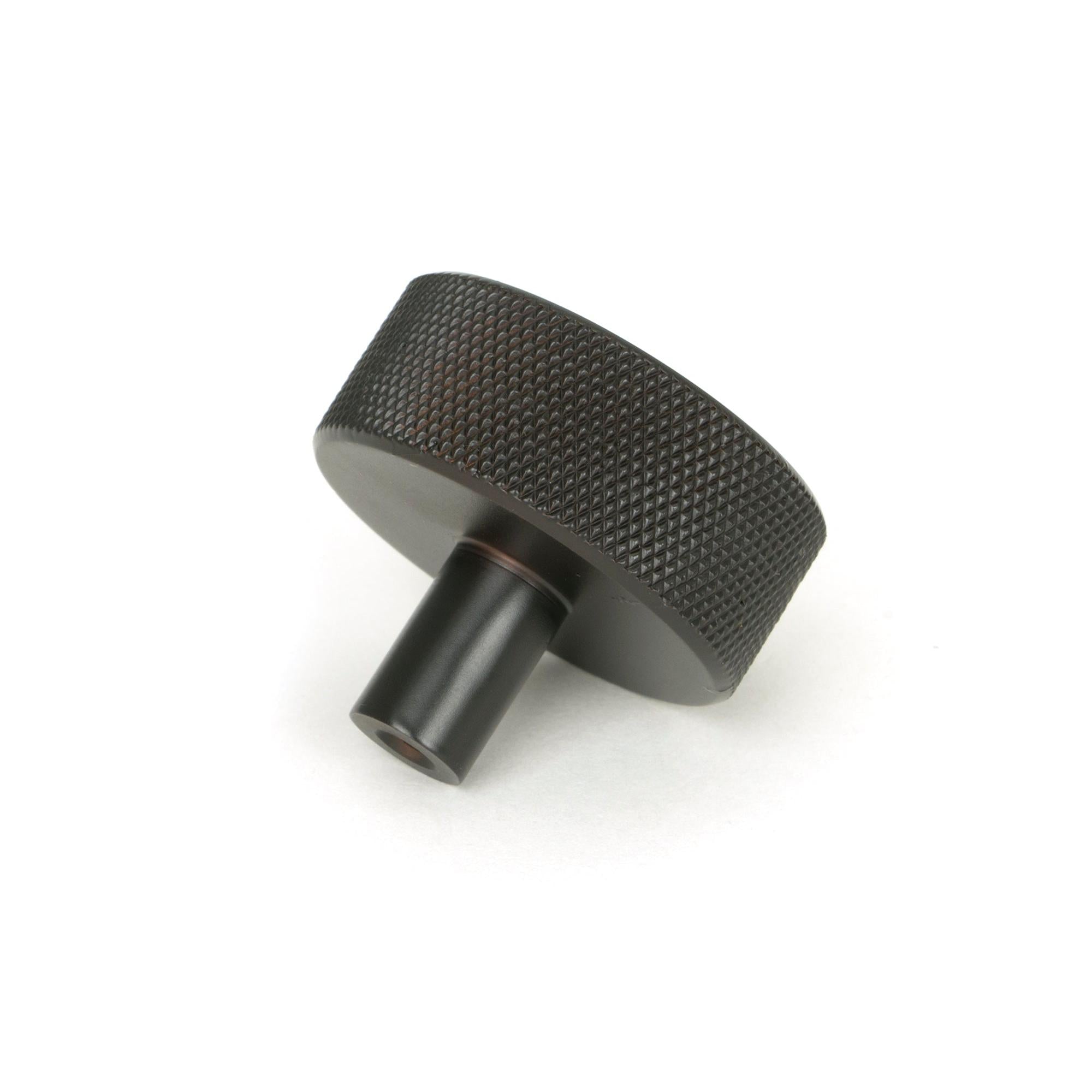 Aged Bronze Brompton Cabinet Knob - 38mm (No rose) | From The Anvil - Cabinet Knobs - From The Anvil - Yester Home