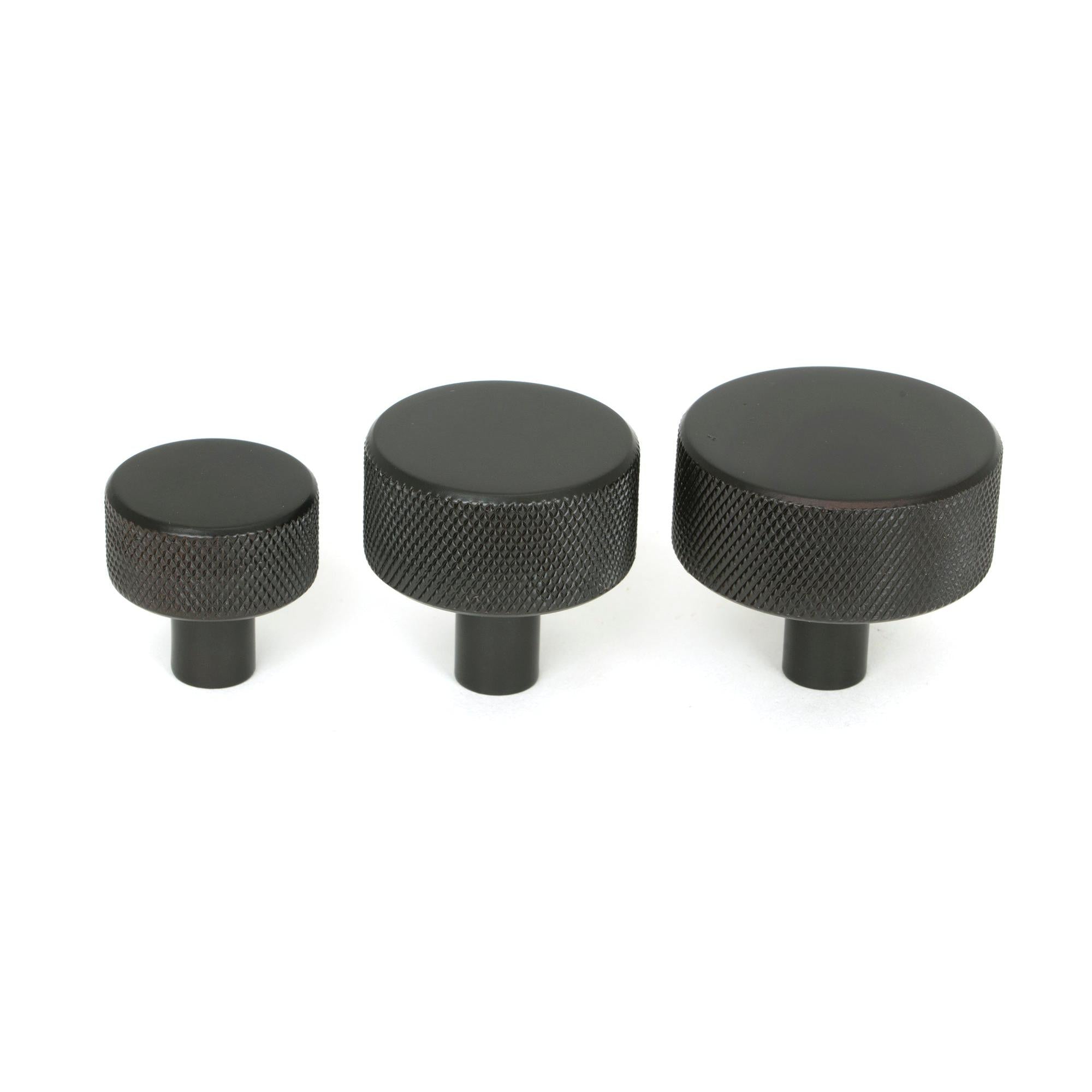 Aged Bronze Brompton Cabinet Knob - 38mm (No rose) | From The Anvil - Cabinet Knobs - From The Anvil - Yester Home