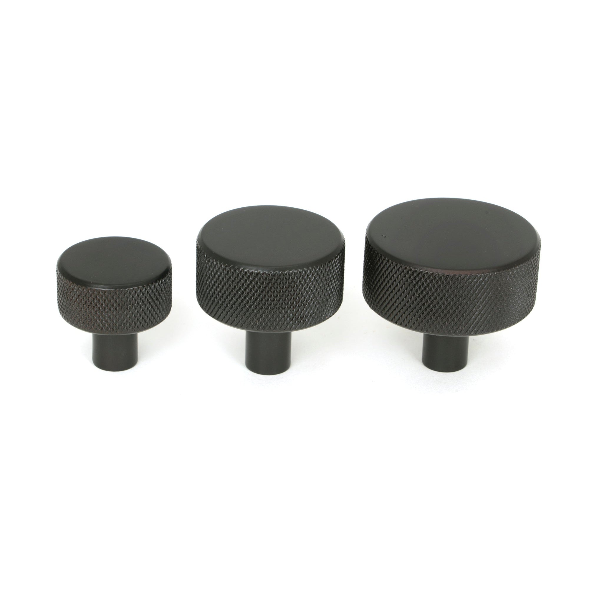 Aged Bronze Brompton Cabinet Knob - 38mm (No rose) | From The Anvil-Cabinet Knobs-Yester Home