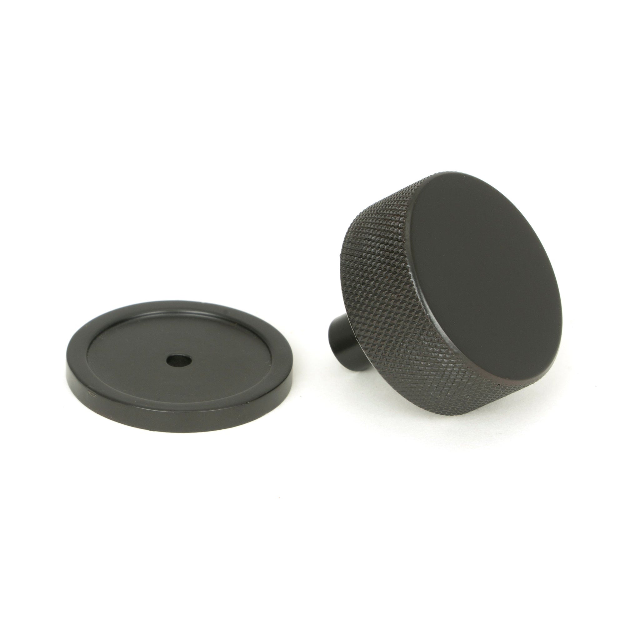 Aged Bronze Brompton Cabinet Knob - 38mm (Plain) | From The Anvil-Cabinet Knobs-Yester Home