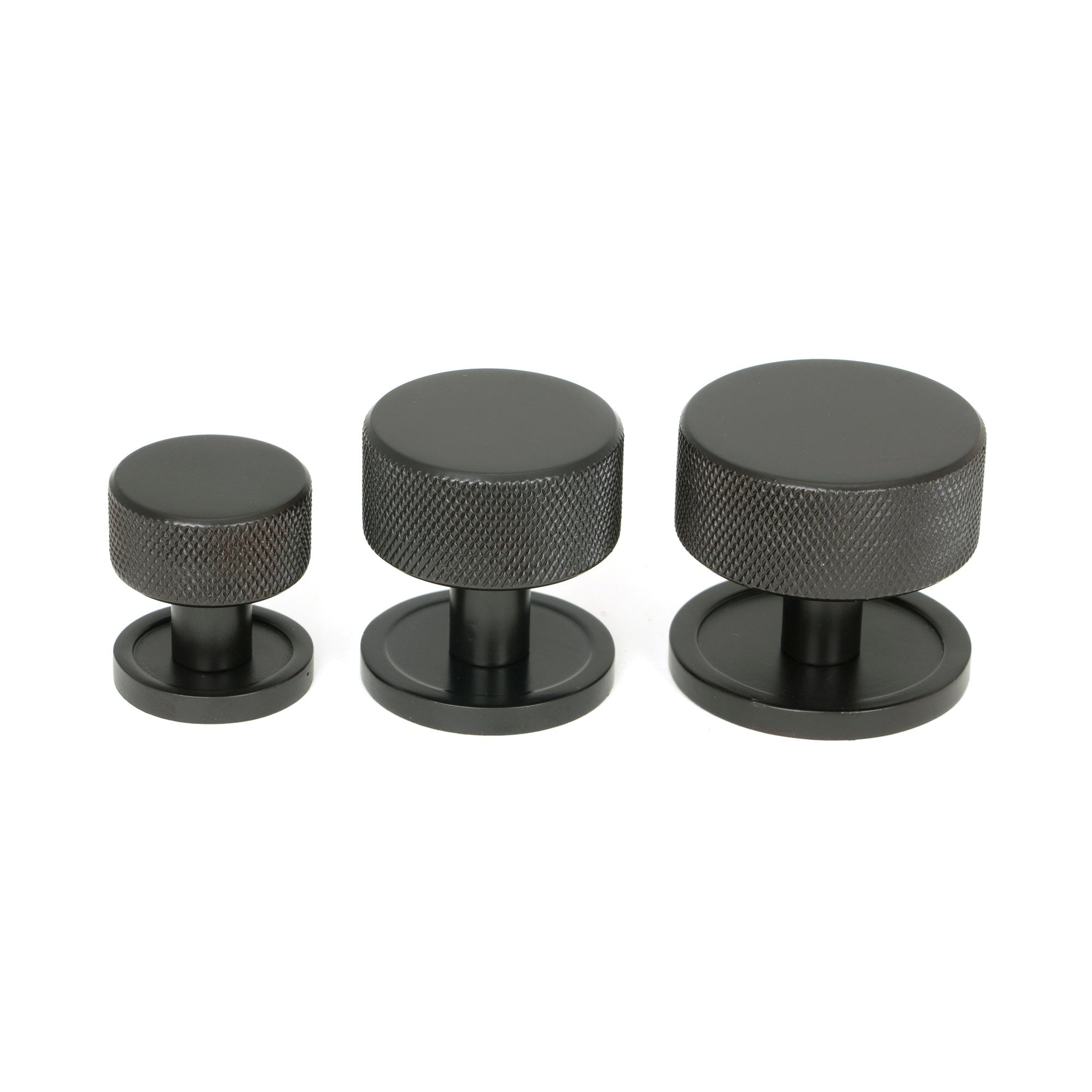 Aged Bronze Brompton Cabinet Knob - 38mm (Plain) | From The Anvil-Cabinet Knobs-Yester Home