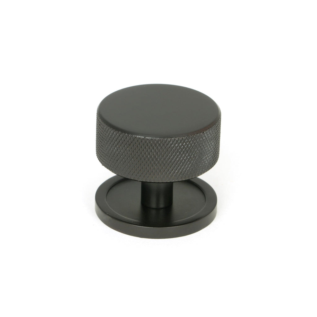 Aged Bronze Brompton Cabinet Knob - 38mm (Plain) | From The Anvil-Cabinet Knobs-Yester Home