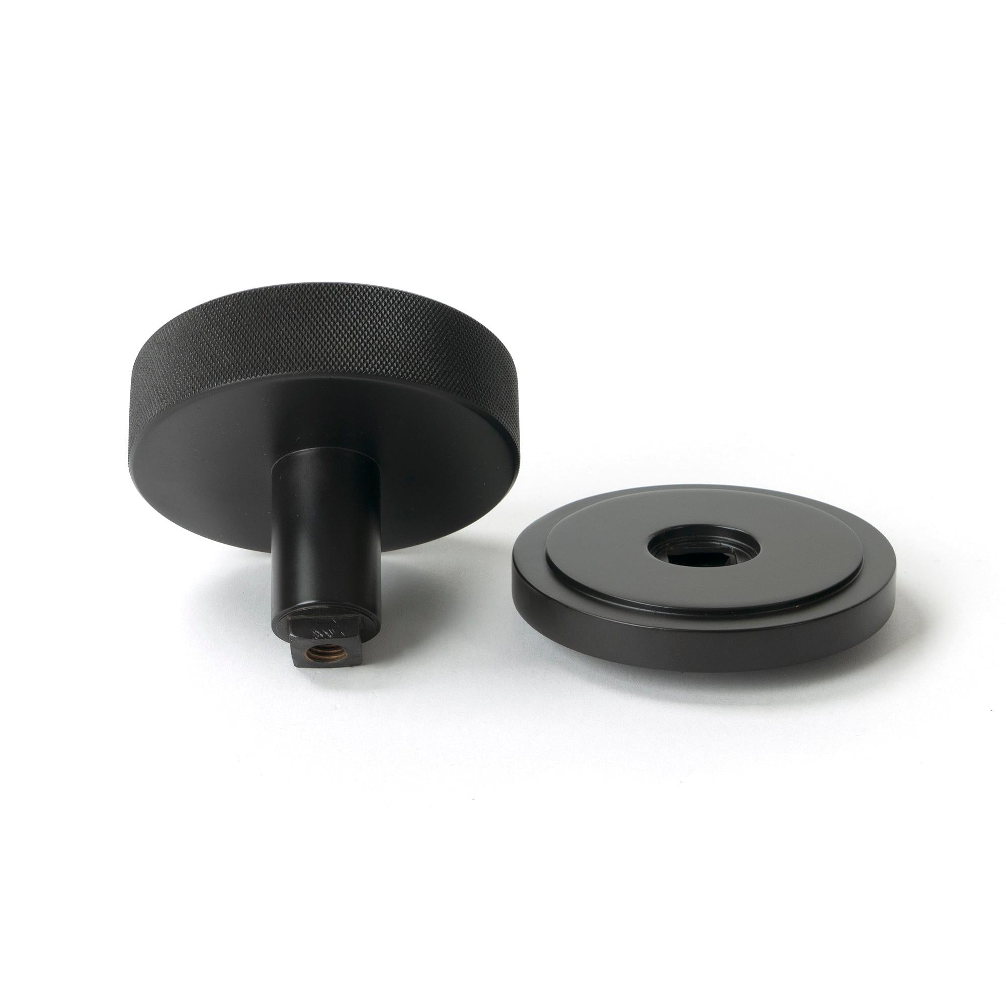 Aged Bronze Brompton Centre Door Knob (Art Deco) | From The Anvil - Centre Door Knobs - From The Anvil - Yester Home