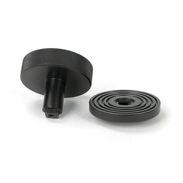 Aged Bronze Brompton Centre Door Knob (Beehive) | From The Anvil-Centre Door Knobs-Yester Home