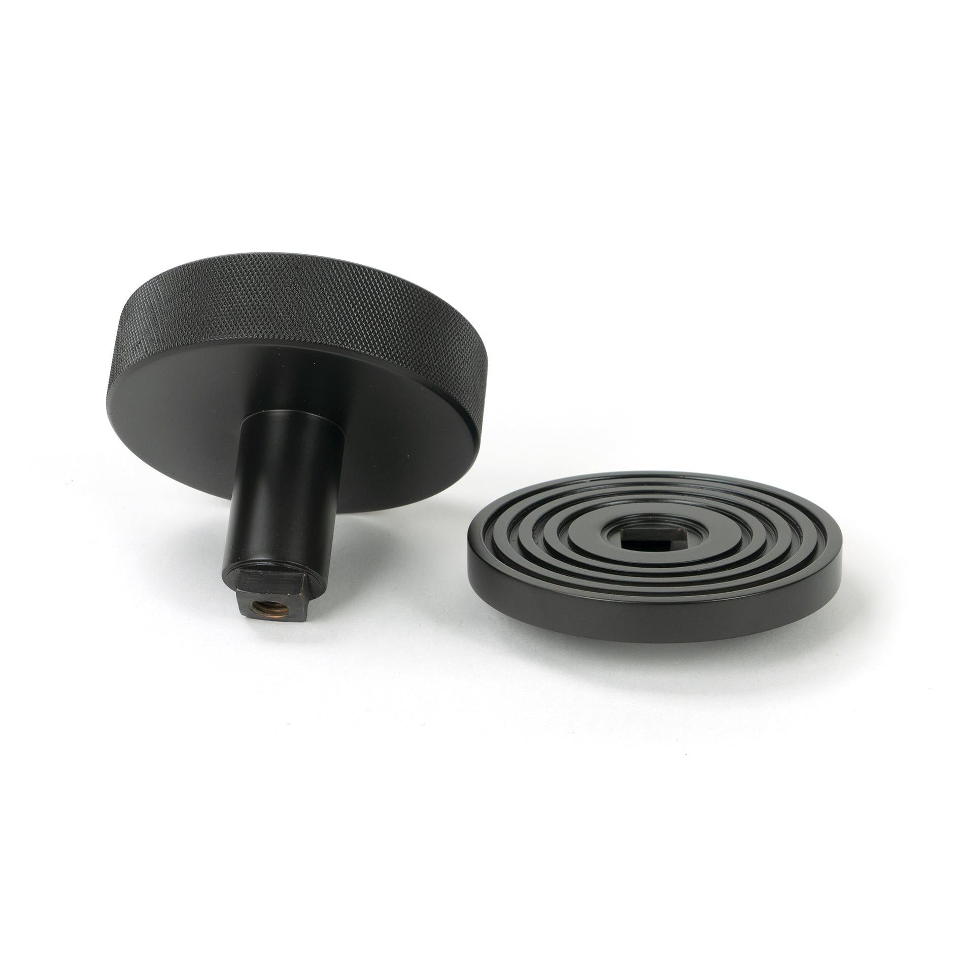 Aged Bronze Brompton Centre Door Knob (Beehive) | From The Anvil - Centre Door Knobs - From The Anvil - Yester Home