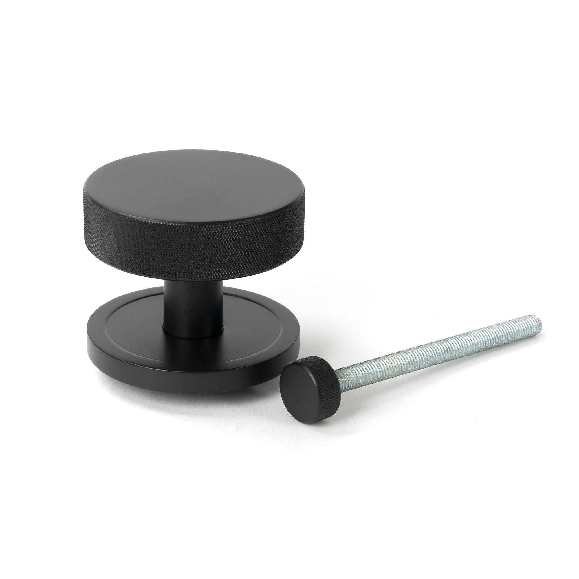Aged Bronze Brompton Centre Door Knob (Plain) | From The Anvil - Centre Door Knobs - From The Anvil - Yester Home