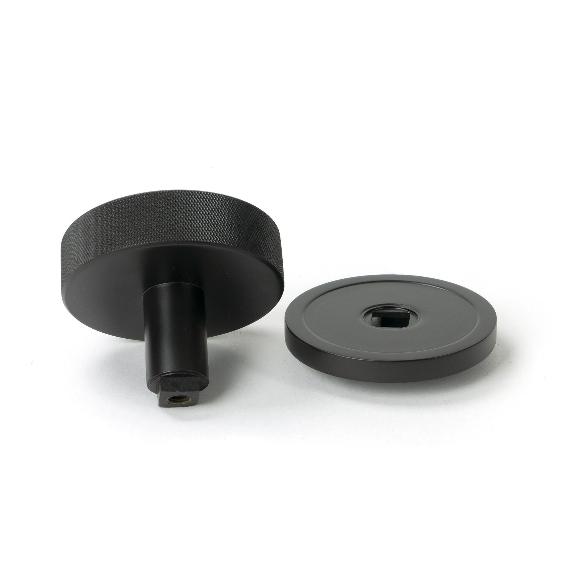 Aged Bronze Brompton Centre Door Knob (Plain) | From The Anvil - Centre Door Knobs - From The Anvil - Yester Home