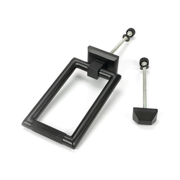 Aged Bronze Brompton Door Knocker | From The Anvil-Bolt-Through Door Knockers-Yester Home