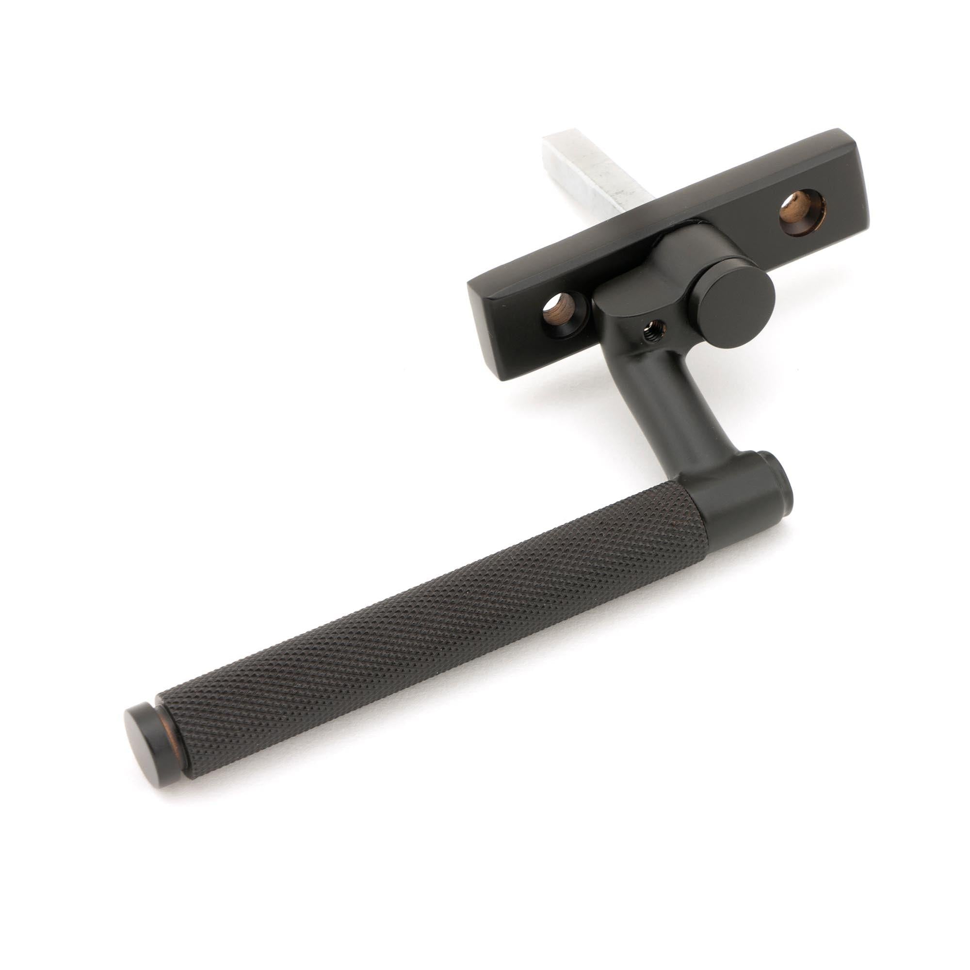 Aged Bronze Brompton Espag - RH | From The Anvil - Espag. Fasteners - From The Anvil - Yester Home