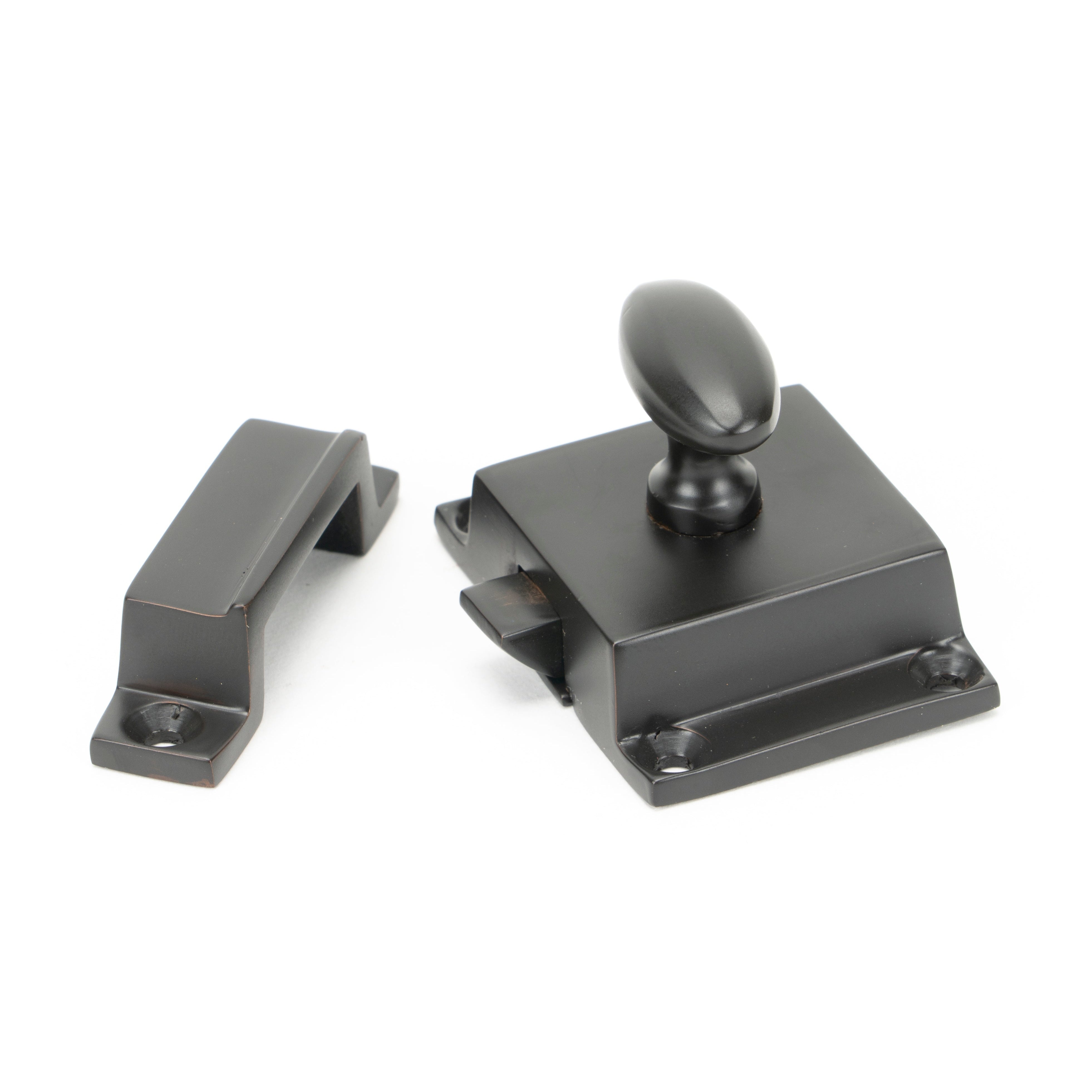 Aged Bronze Cabinet Latch | From The Anvil-Cabinet Latches & Catches-Yester Home