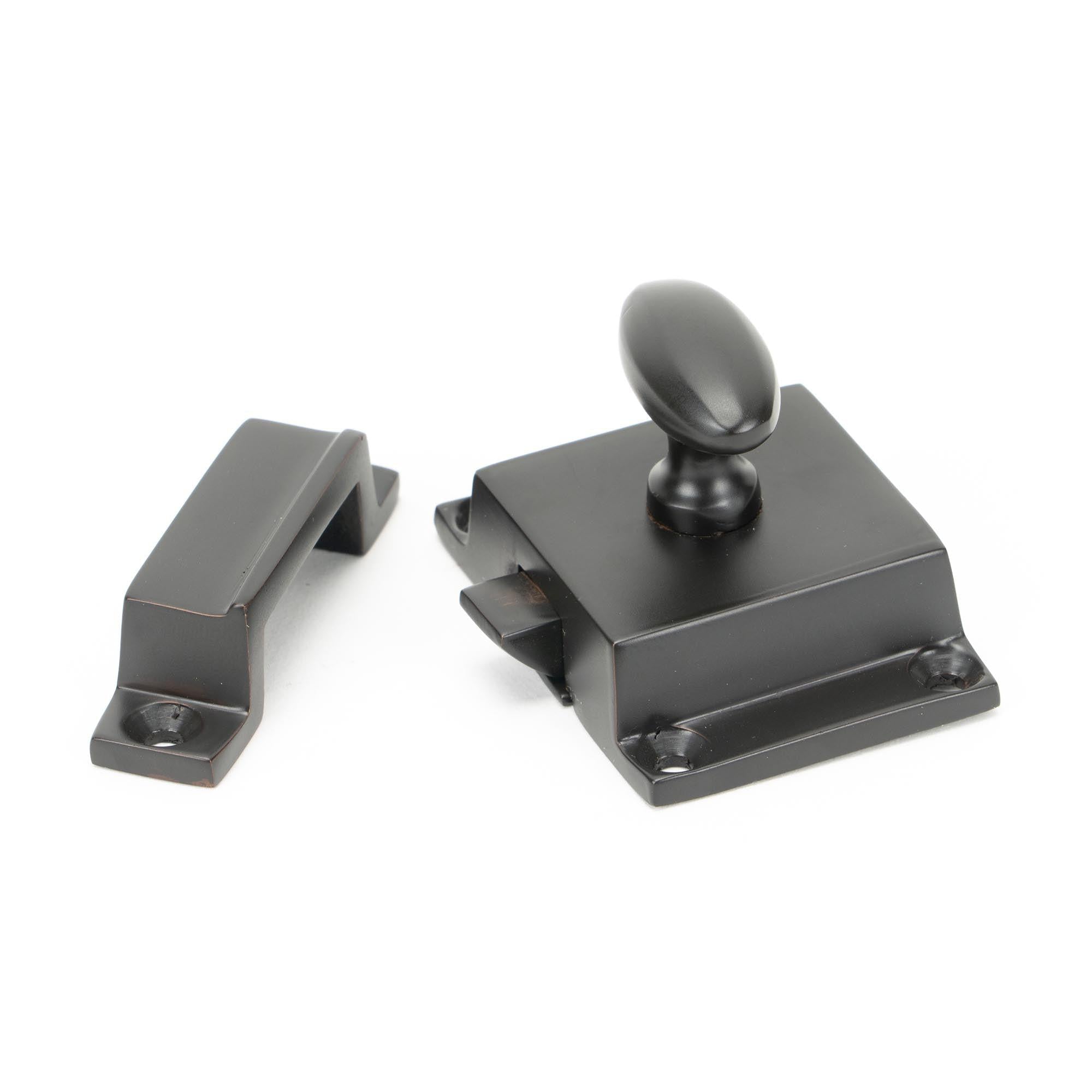 Aged Bronze Cabinet Latch | From The Anvil - Cabinet Latches & Catches - From The Anvil - Yester Home