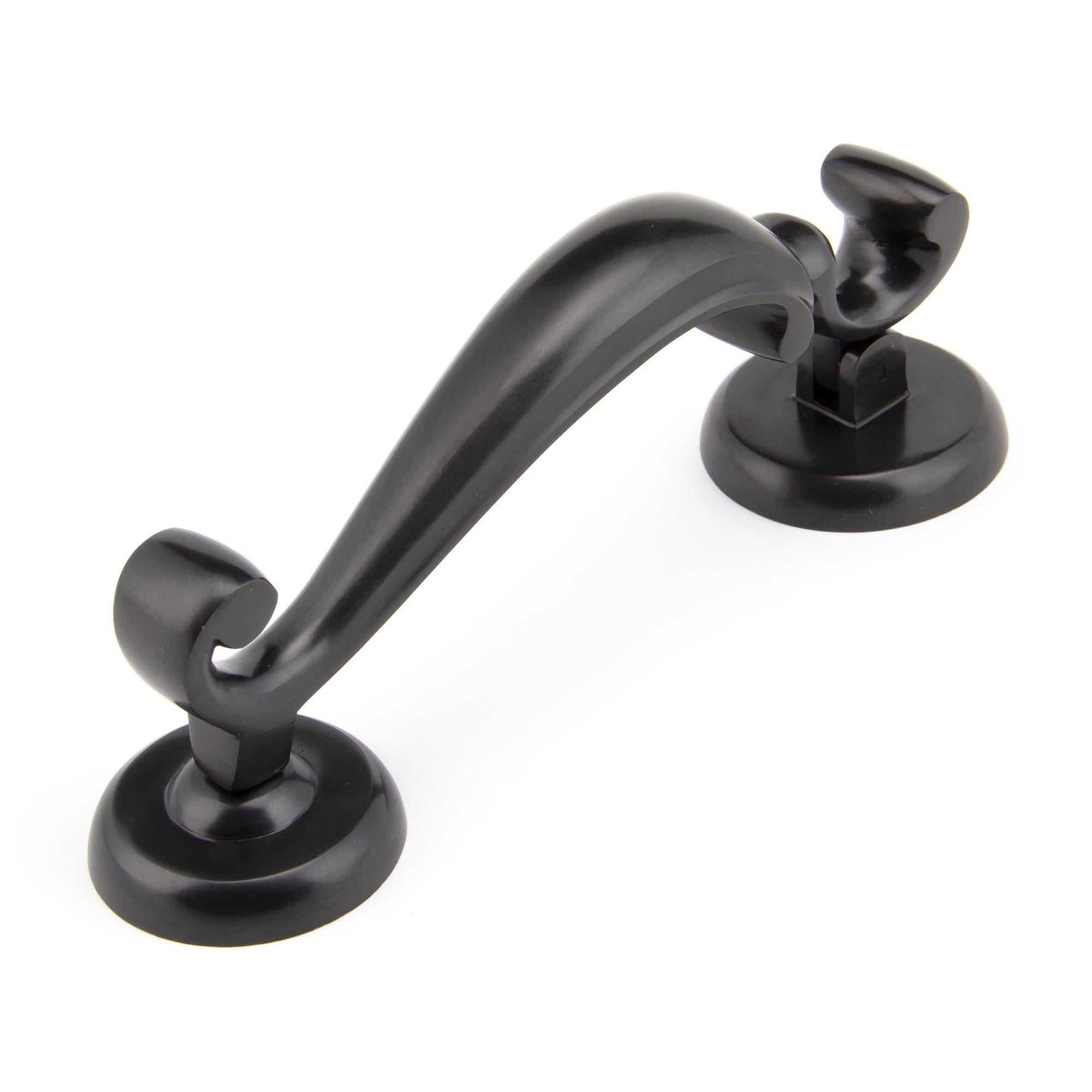 Aged Bronze Doctors Door Knocker | From The Anvil - Bolt-Through Door Knockers - From The Anvil - Yester Home