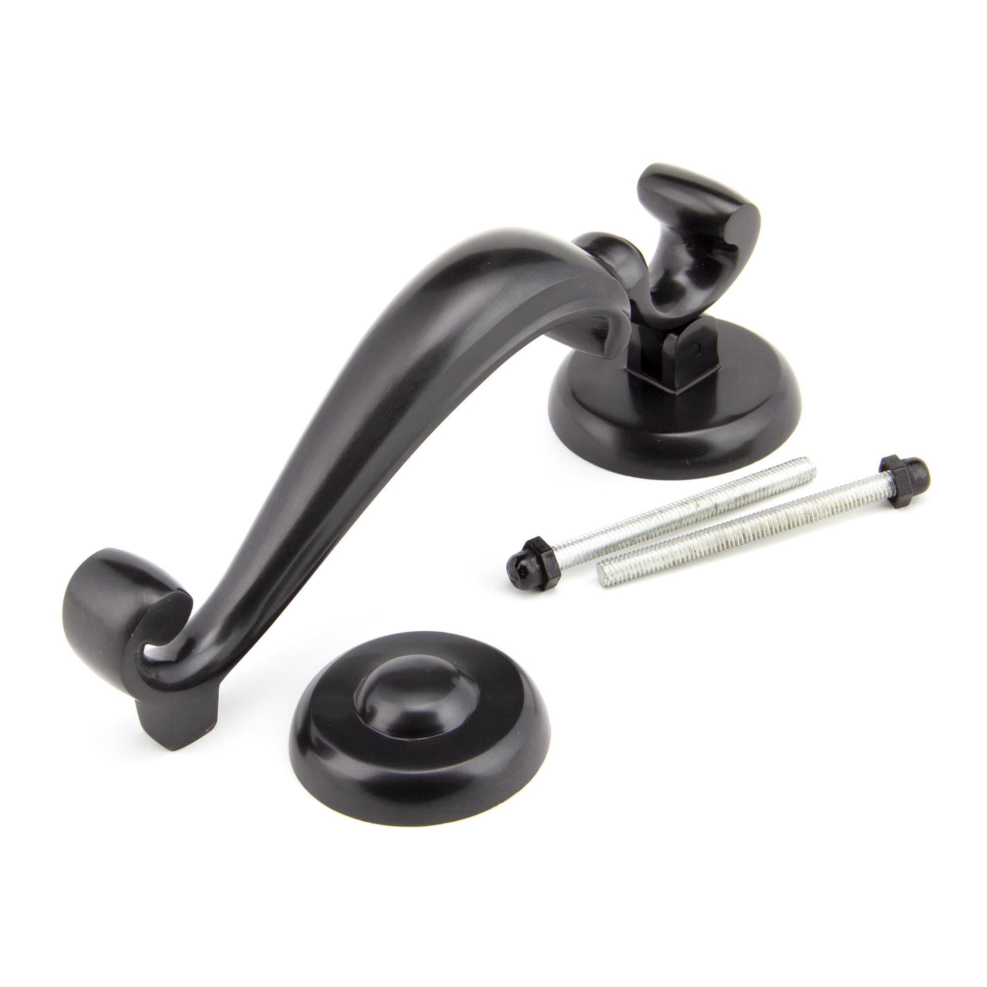 Aged Bronze Doctors Door Knocker | From The Anvil - Bolt-Through Door Knockers - From The Anvil - Yester Home