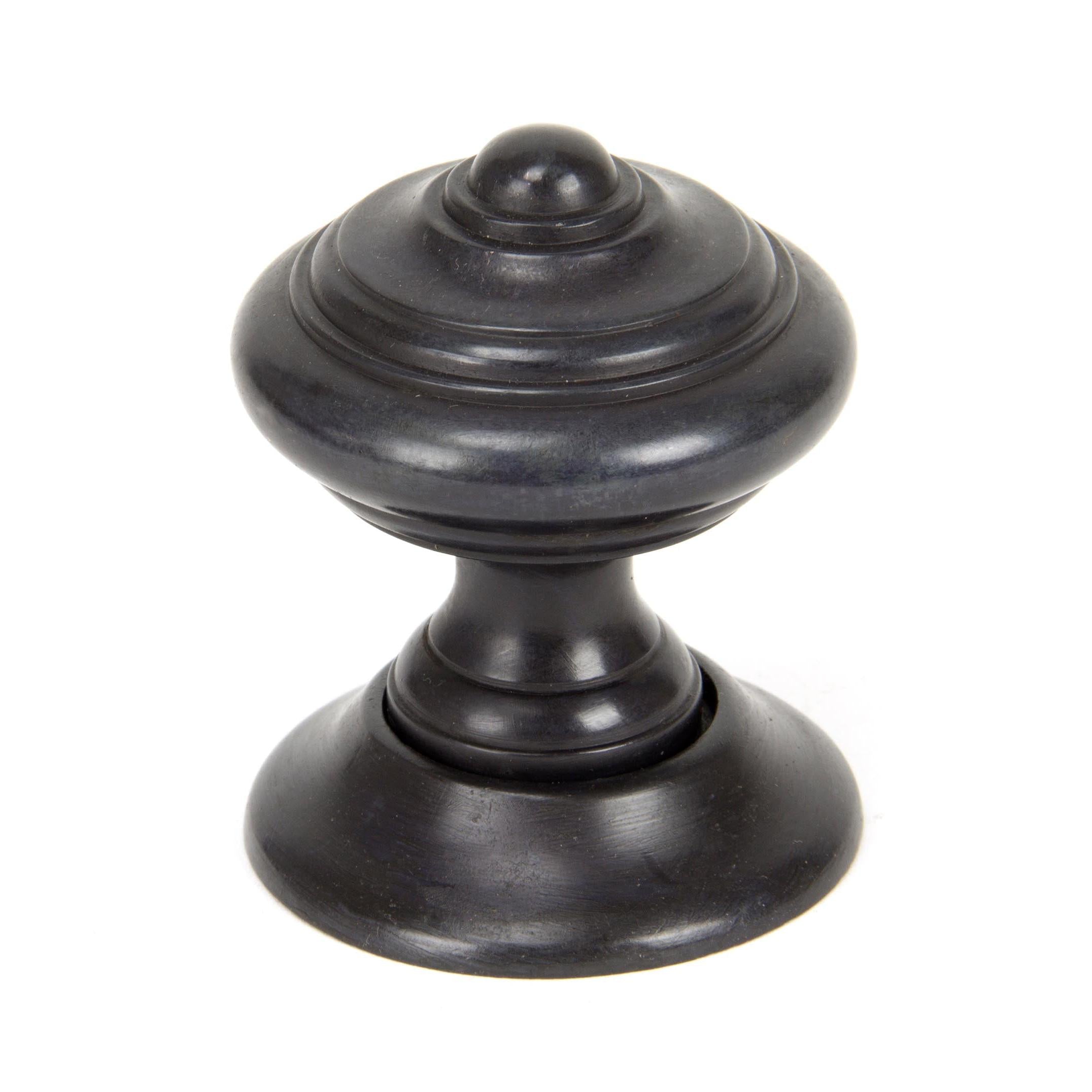 Aged Bronze Elmore Concealed Mortice Knob Set | From The Anvil - Mortice Knobs - From The Anvil - Yester Home