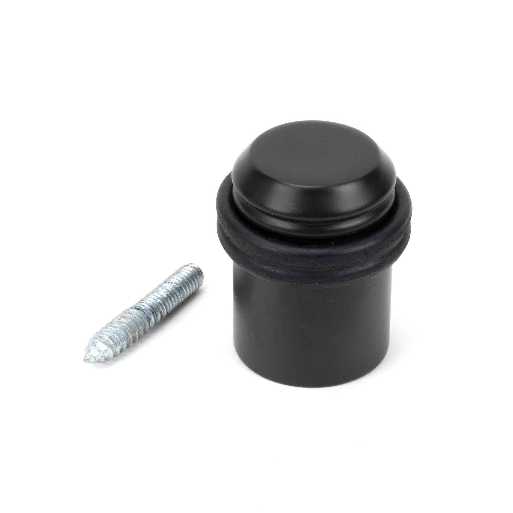 Aged Bronze Floor Mounted Door Stop | From The Anvil - Door Stops - From The Anvil - Yester Home