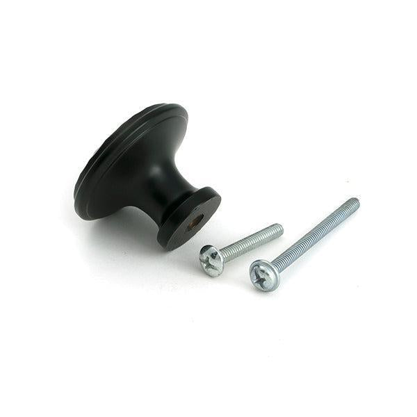 Aged Bronze Hammered Cabinet Knob - Large - Cabinet Knobs - From The Anvil - Yester Home