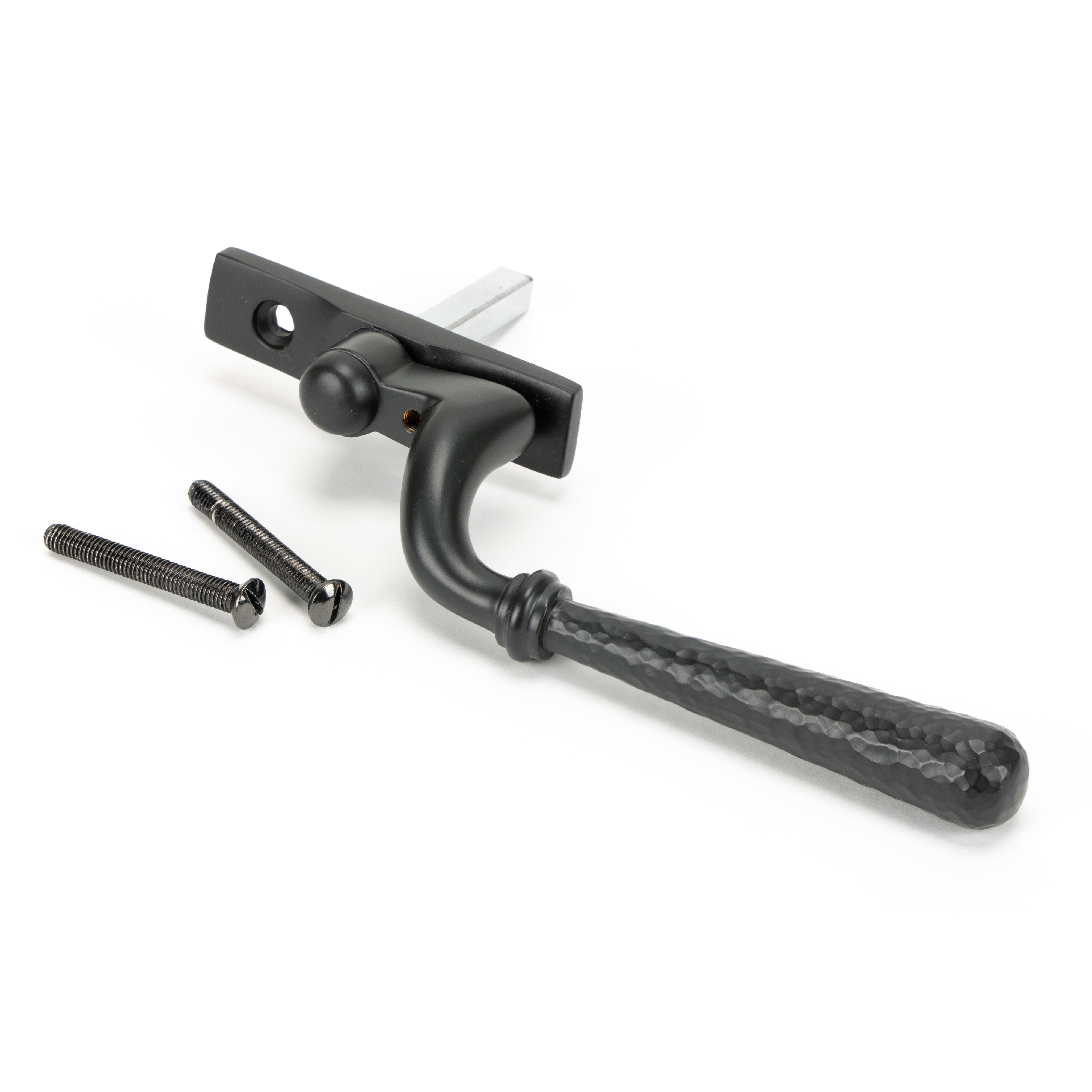 Aged Bronze Hammered Newbury Espag - LH | From The Anvil-Espag. Fasteners-Yester Home