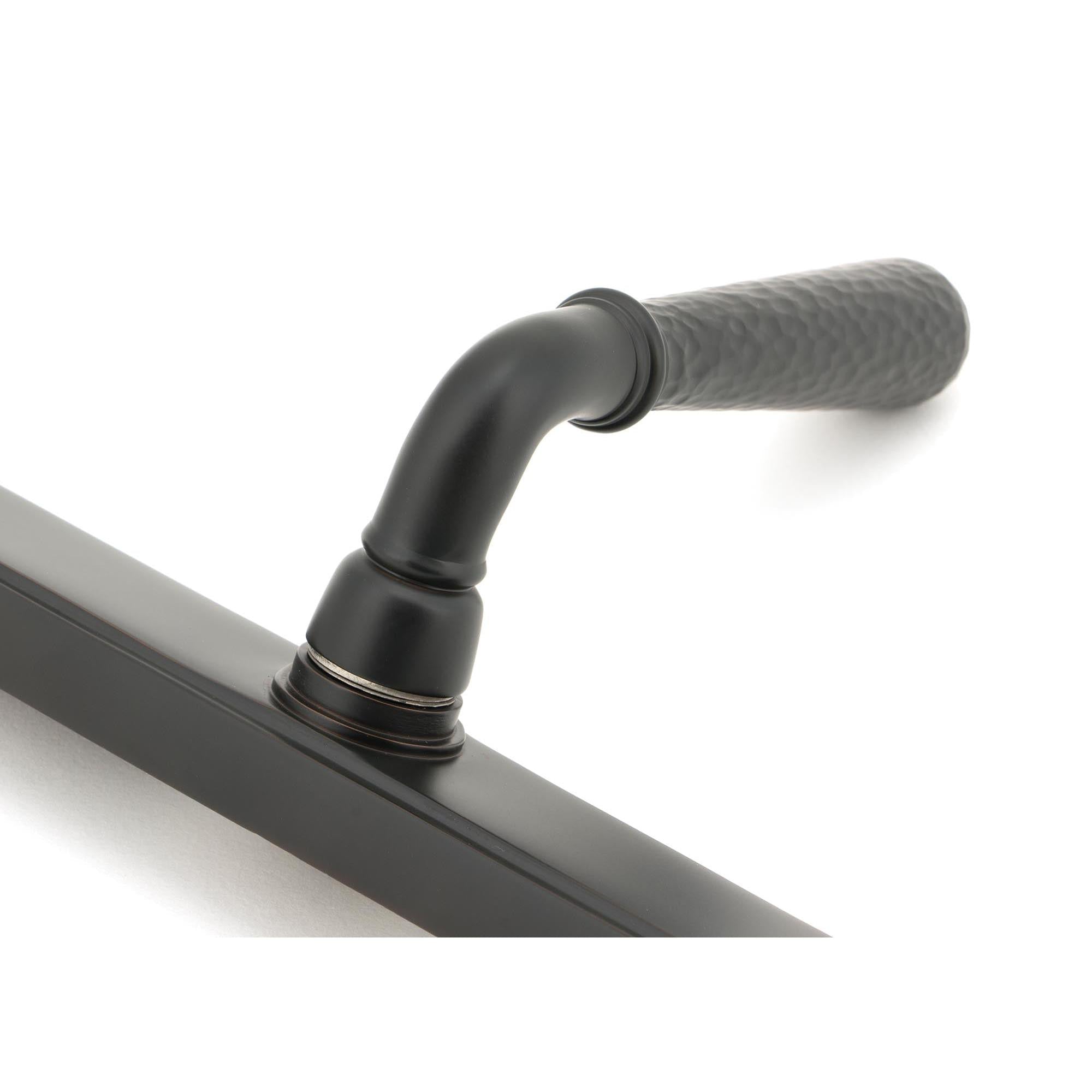 Aged Bronze Hammered Newbury Slimline Espag. Lock Set | From The Anvil - Espagnolette - From The Anvil - Yester Home