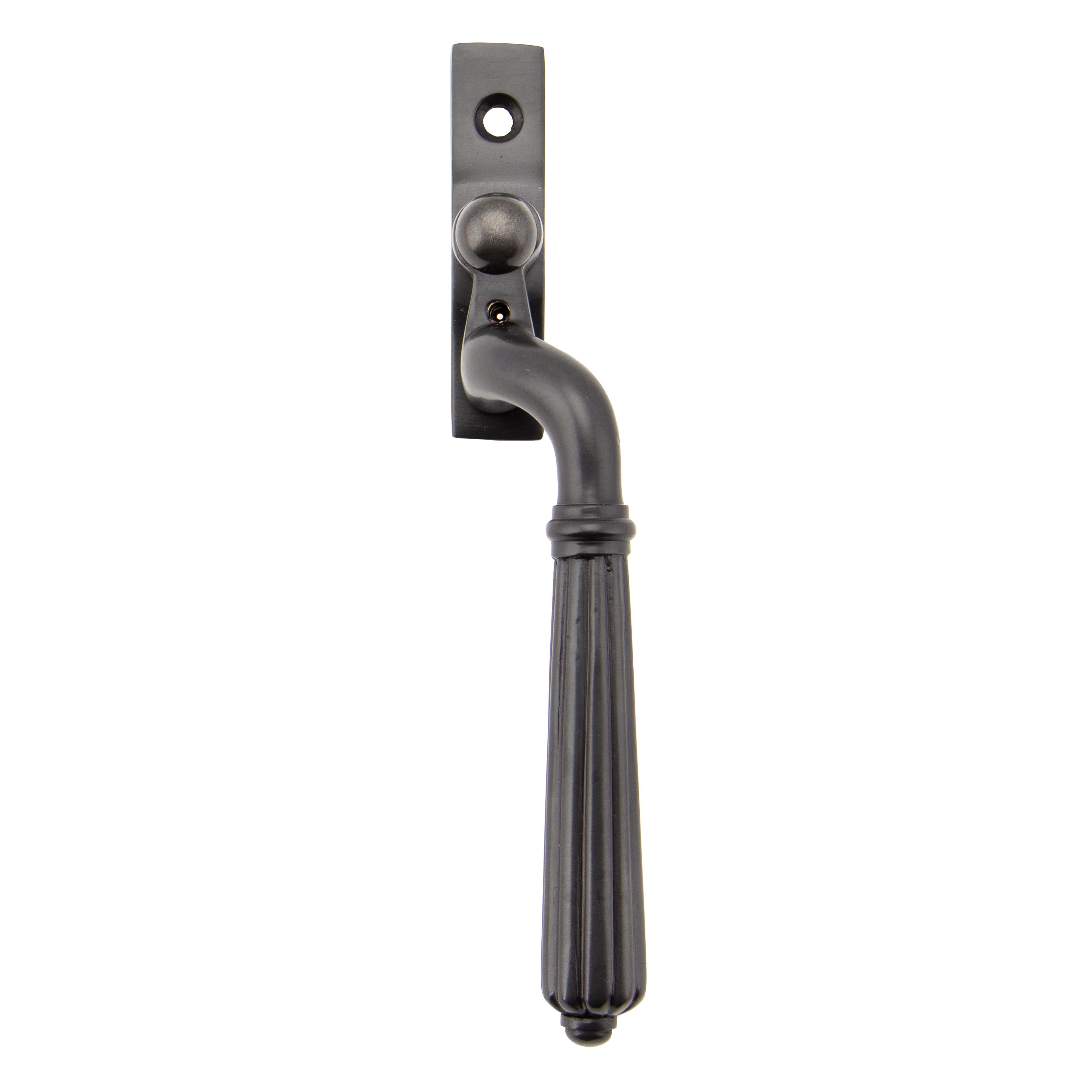 Aged Bronze Hinton Espag - RH | From The Anvil - Espag. Fasteners - From The Anvil - Yester Home