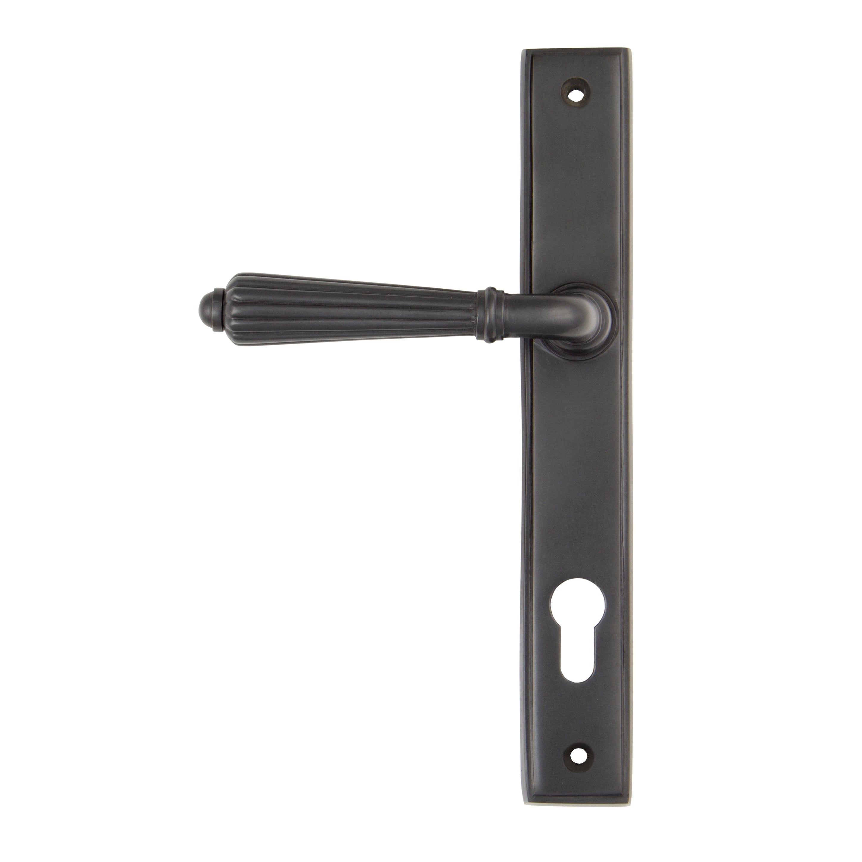 Aged Bronze Hinton Slimline Lever Espag. Lock Set | From The Anvil-Espagnolette-Yester Home