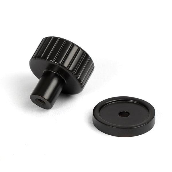 Aged Bronze Judd Cabinet Knob - 25mm (Plain) | From The Anvil-Cabinet Knobs-Yester Home