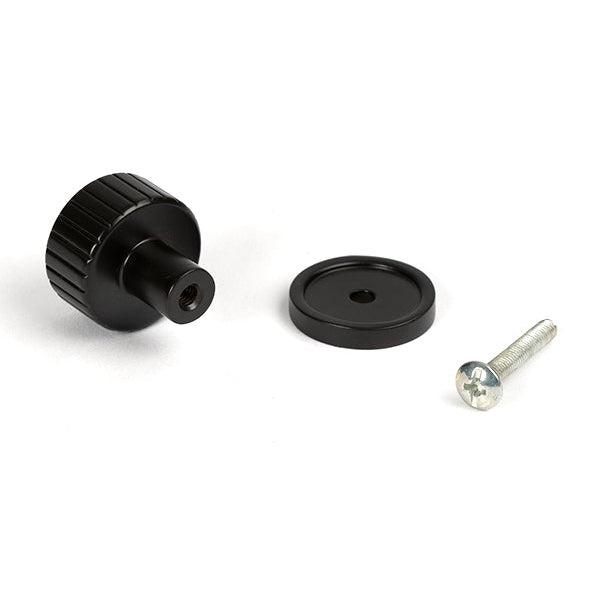 Aged Bronze Judd Cabinet Knob - 25mm (Plain) | From The Anvil-Cabinet Knobs-Yester Home