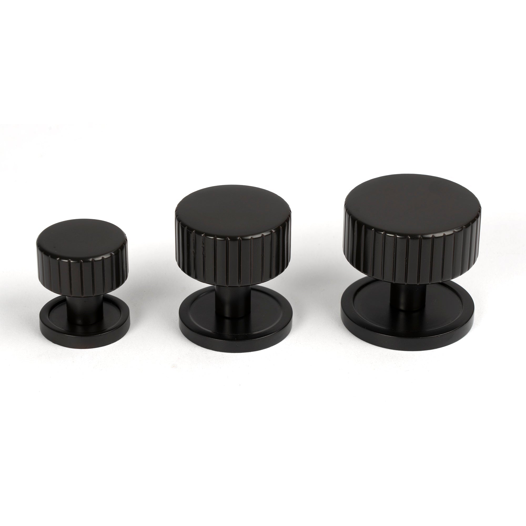 Aged Bronze Judd Cabinet Knob - 25mm (Plain) | From The Anvil-Cabinet Knobs-Yester Home